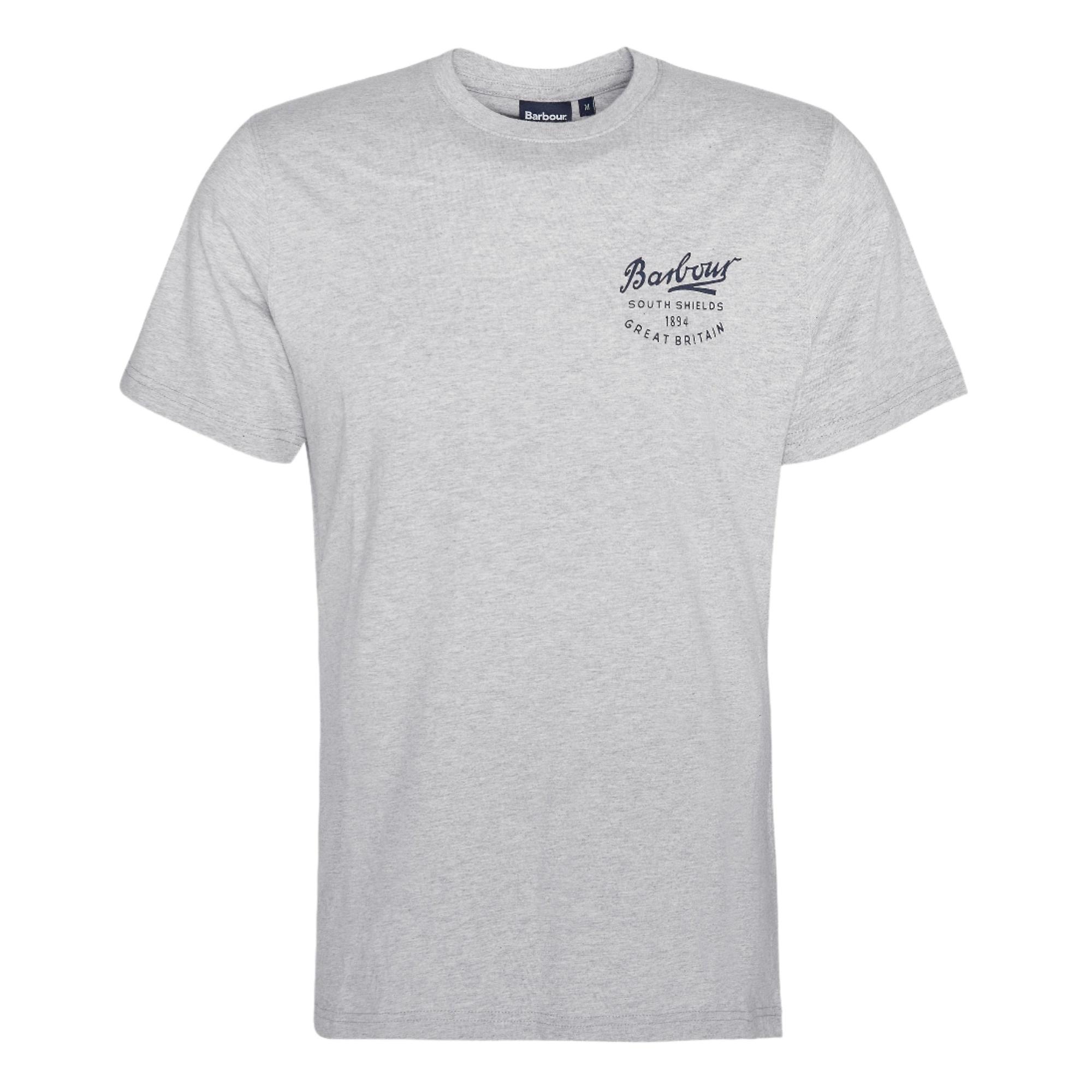 Product image 1 of 6 of Barbour Men's Script Graphic T-Shirt - Grey Marl