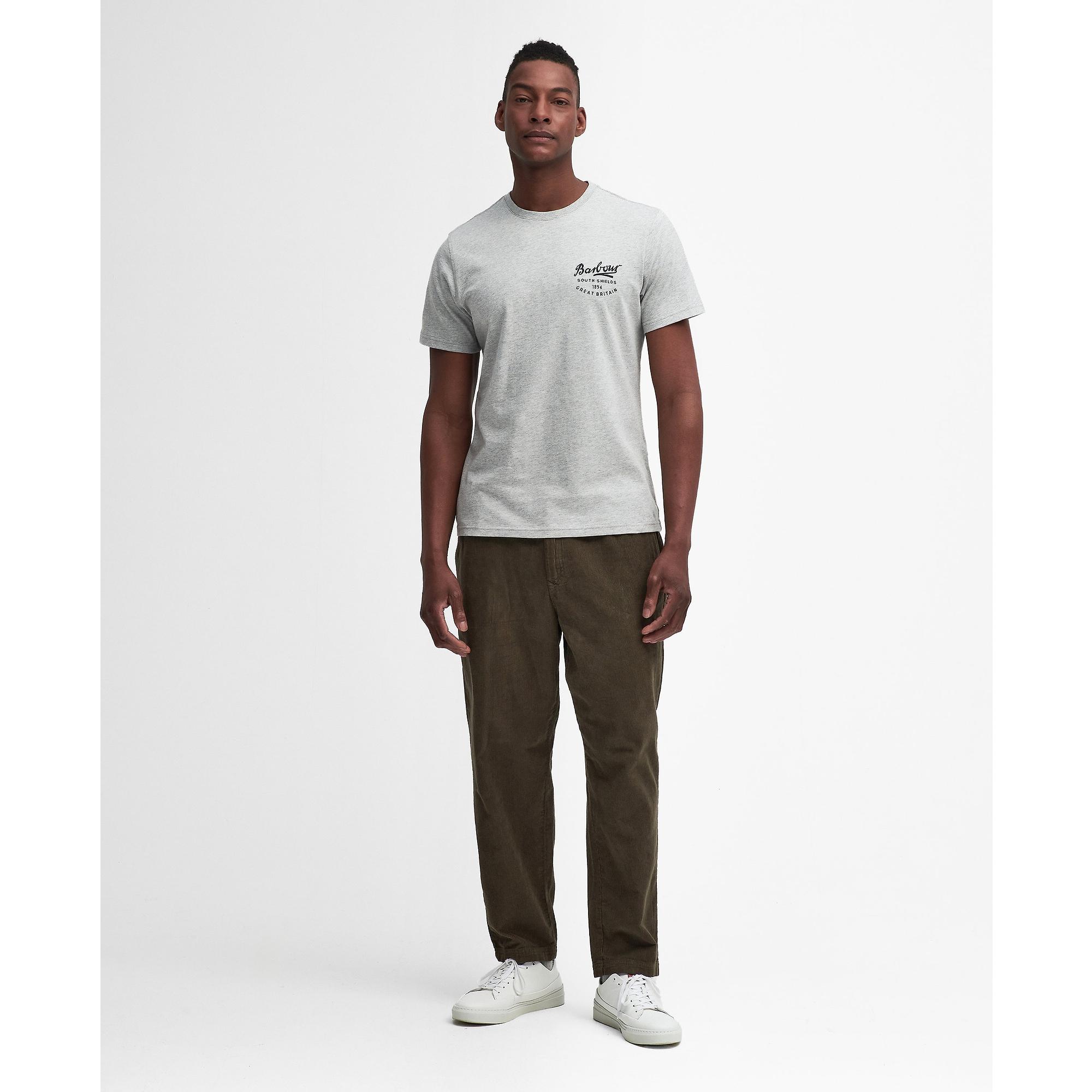 Product image 5 of 6 of Barbour Men's Script Graphic T-Shirt - Grey Marl