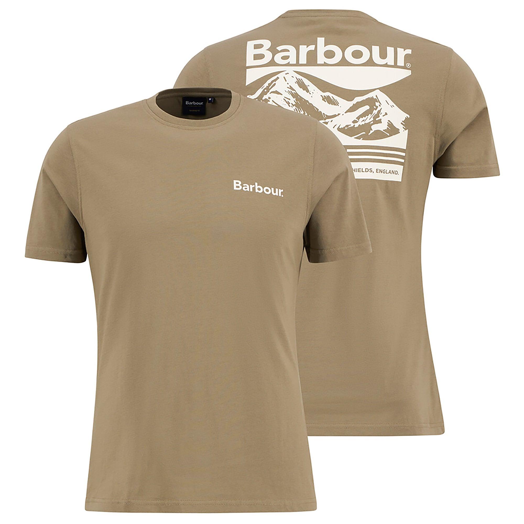 Product image 1 of 8 of Barbour Men's Camber Graphic T-Shirt - Grey Olive