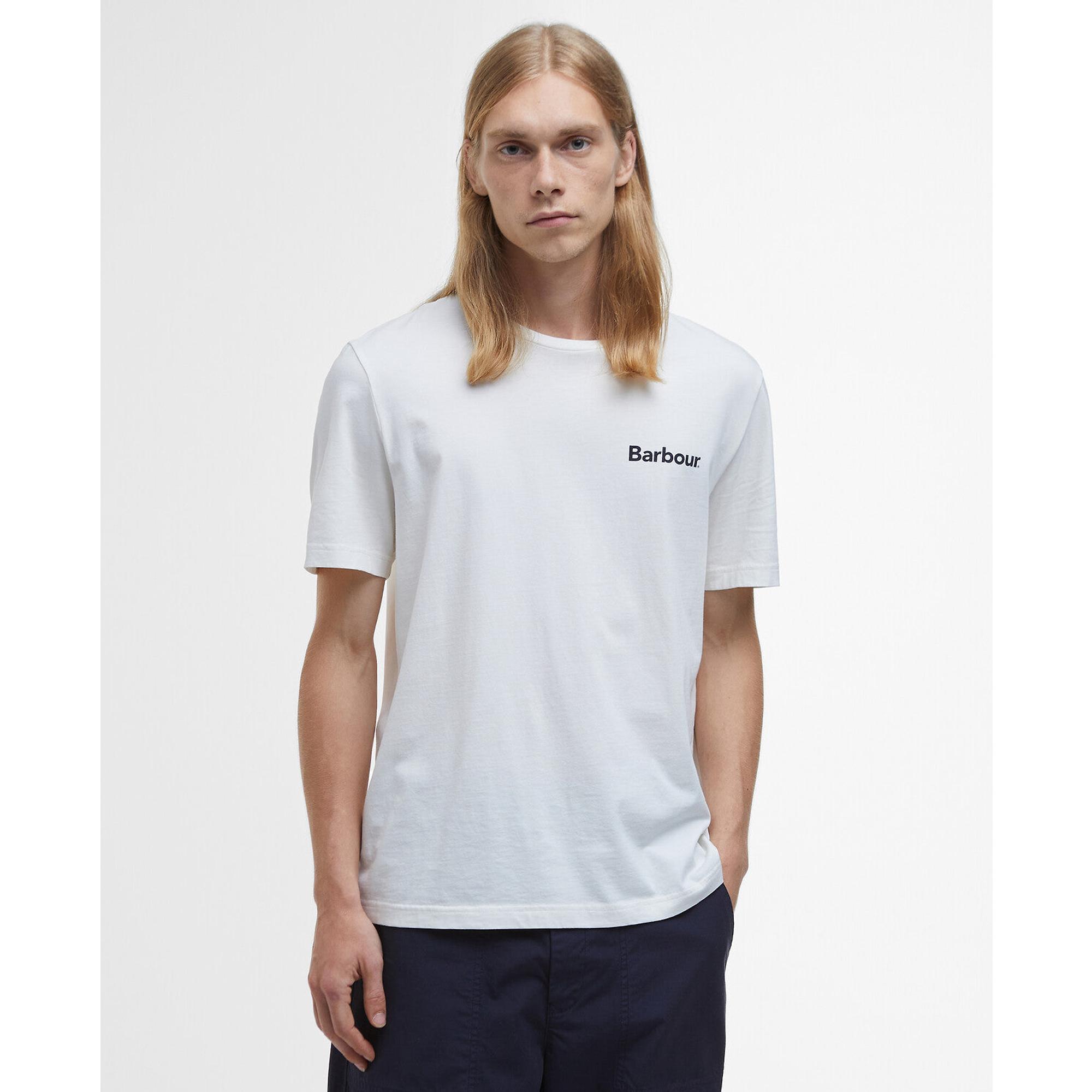 Product image 3 of 5 of Barbour Men's Homelane T-Shirt - Whisper White