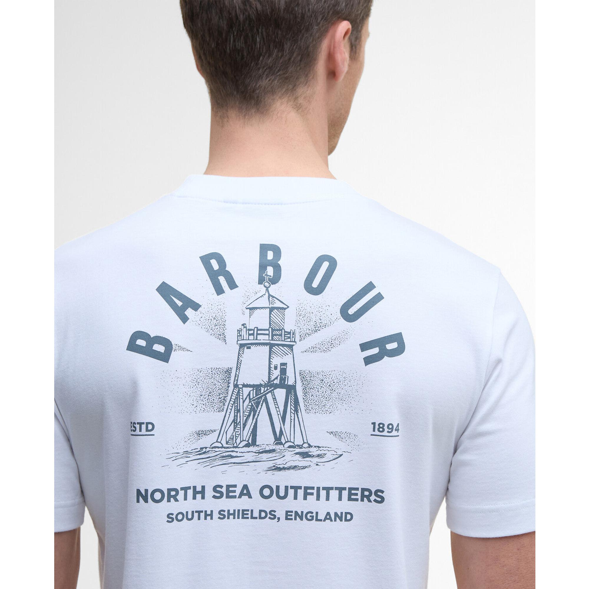 Product image 6 of 6 of Barbour Men's Relaxed Souter T-Shirt - White