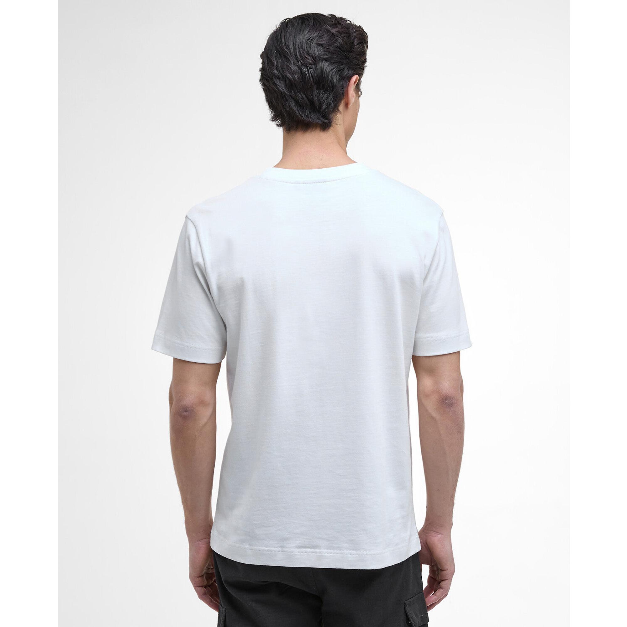 Product image 4 of 5 of Barbour International Men's Morris Motorbike Graphic T-Shirt - Whisper White