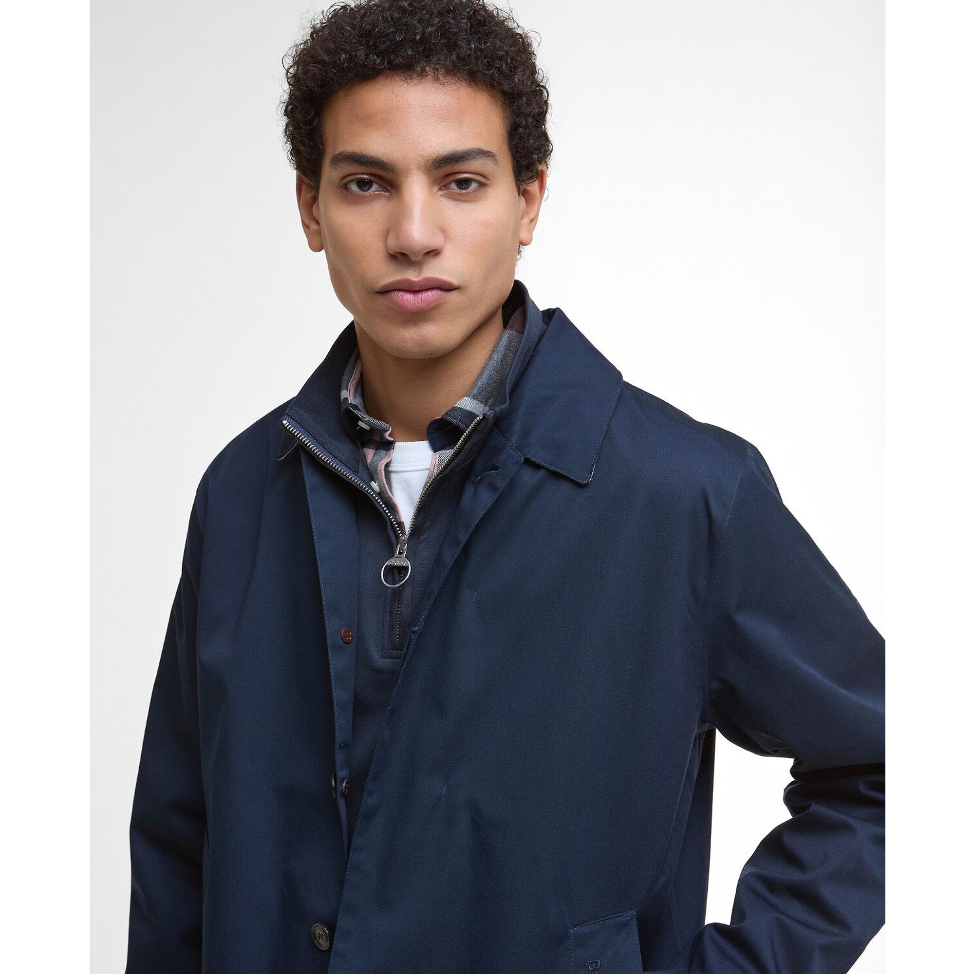 Product image 5 of 9 of Barbour Men's Lorden Waterproof Mac - Navy