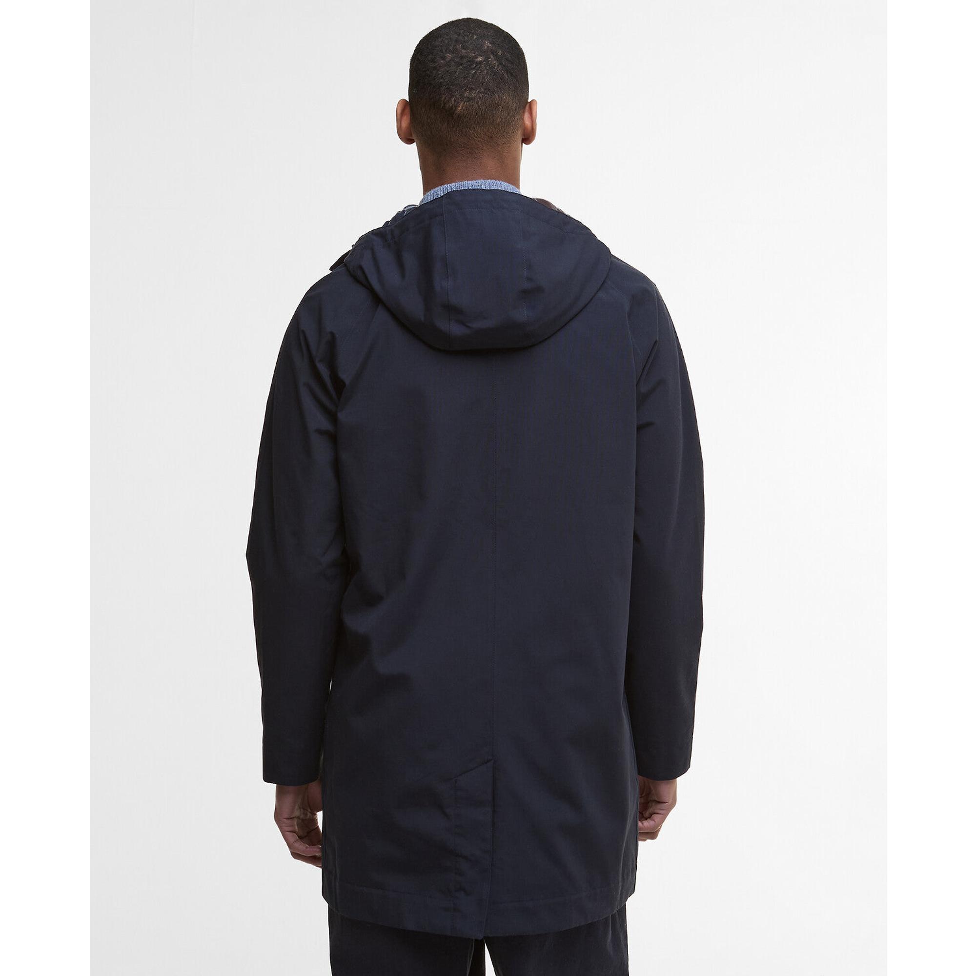 Product image 4 of 7 of Barbour Men's Hooded Lorden Waterproof Mac - Navy