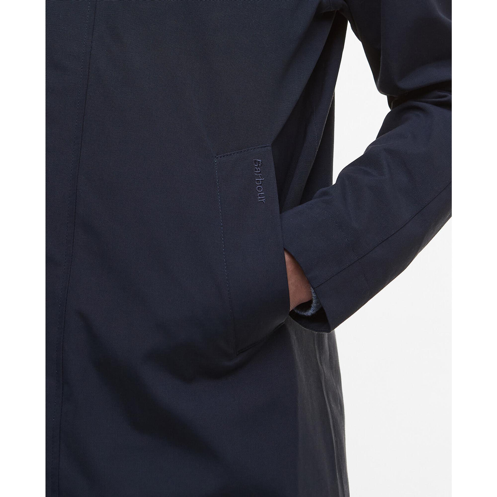 Product image 6 of 7 of Barbour Men's Hooded Lorden Waterproof Mac - Navy
