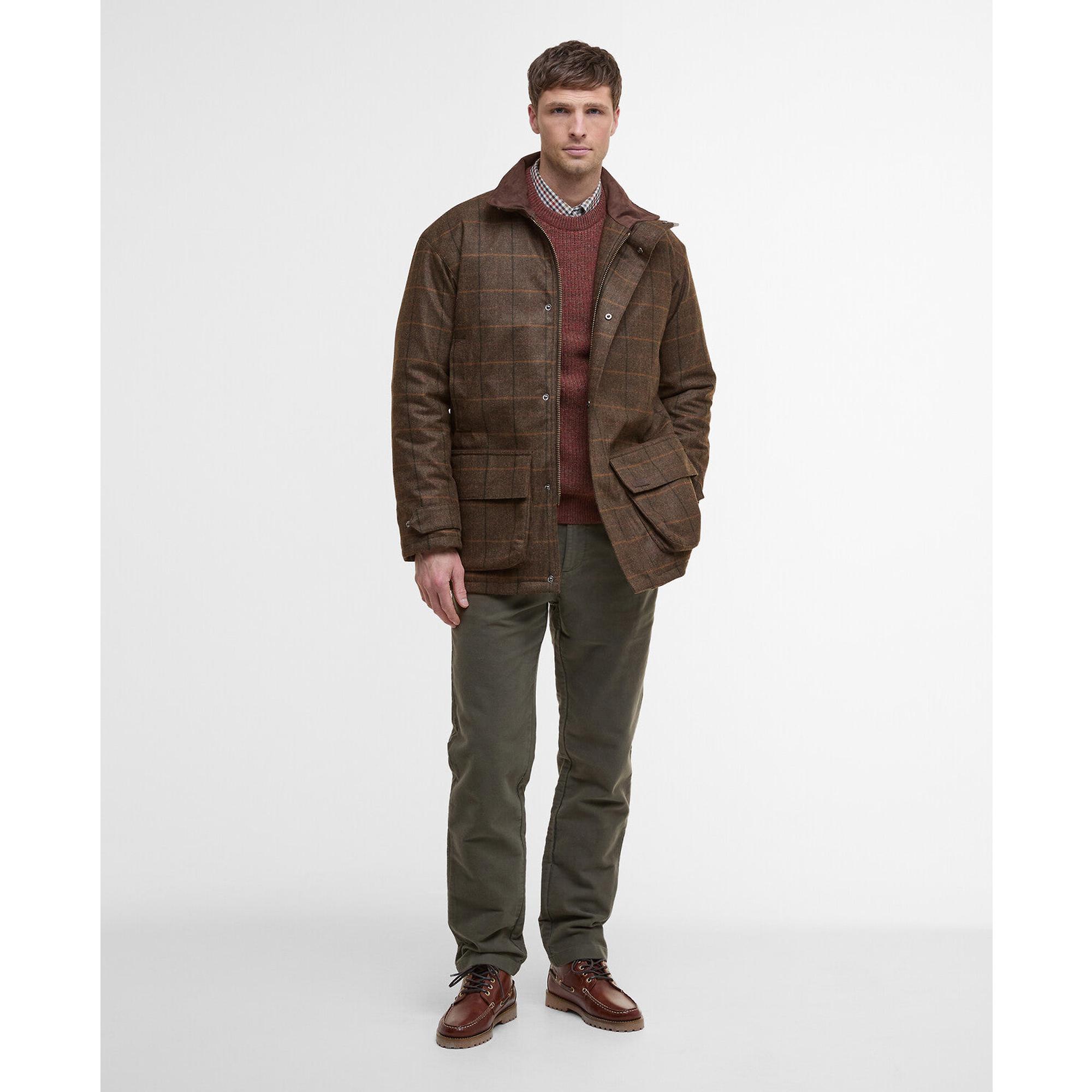 Product image 3 of 7 of Barbour Men's Beaconsfield Wool Jacket - Burnhill Brown Check