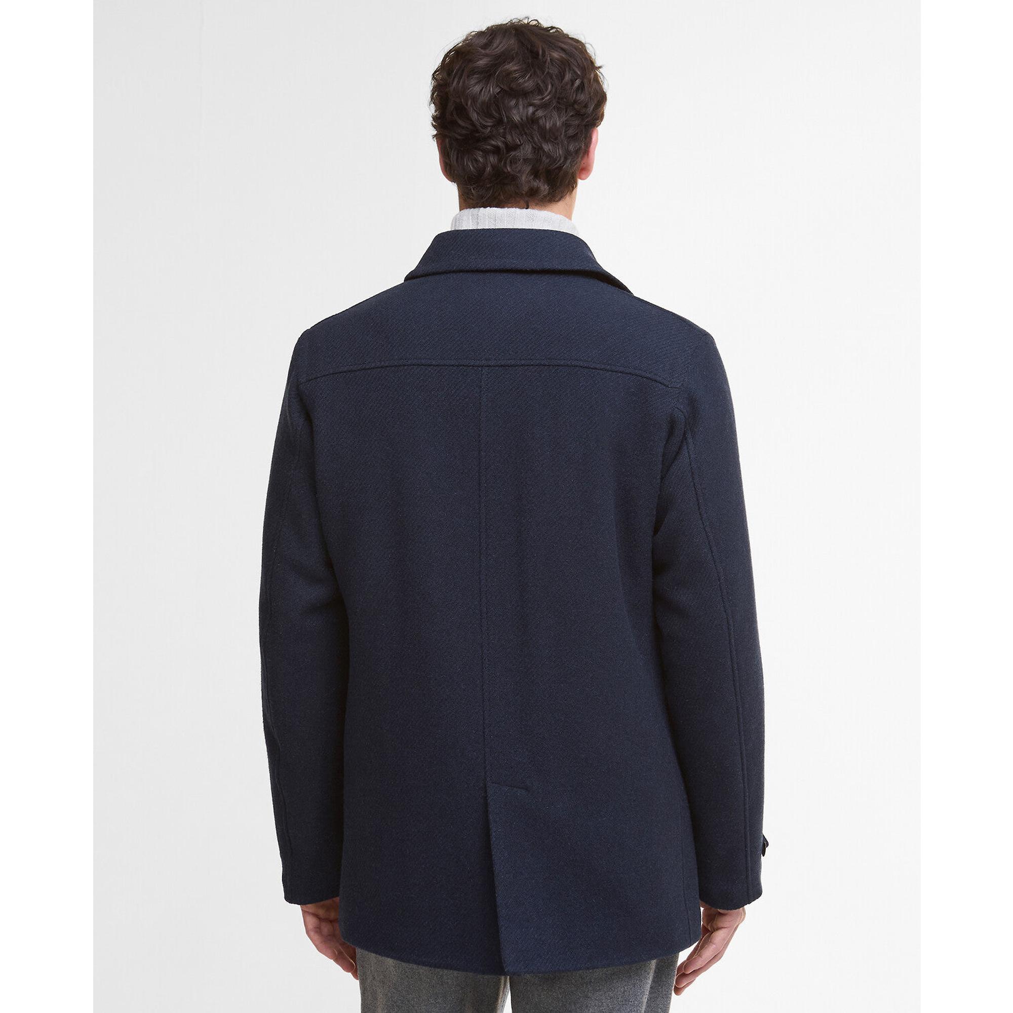 Product image 4 of 7 of Barbour Men's Newfield Wool Pea Coat - Navy/Classic