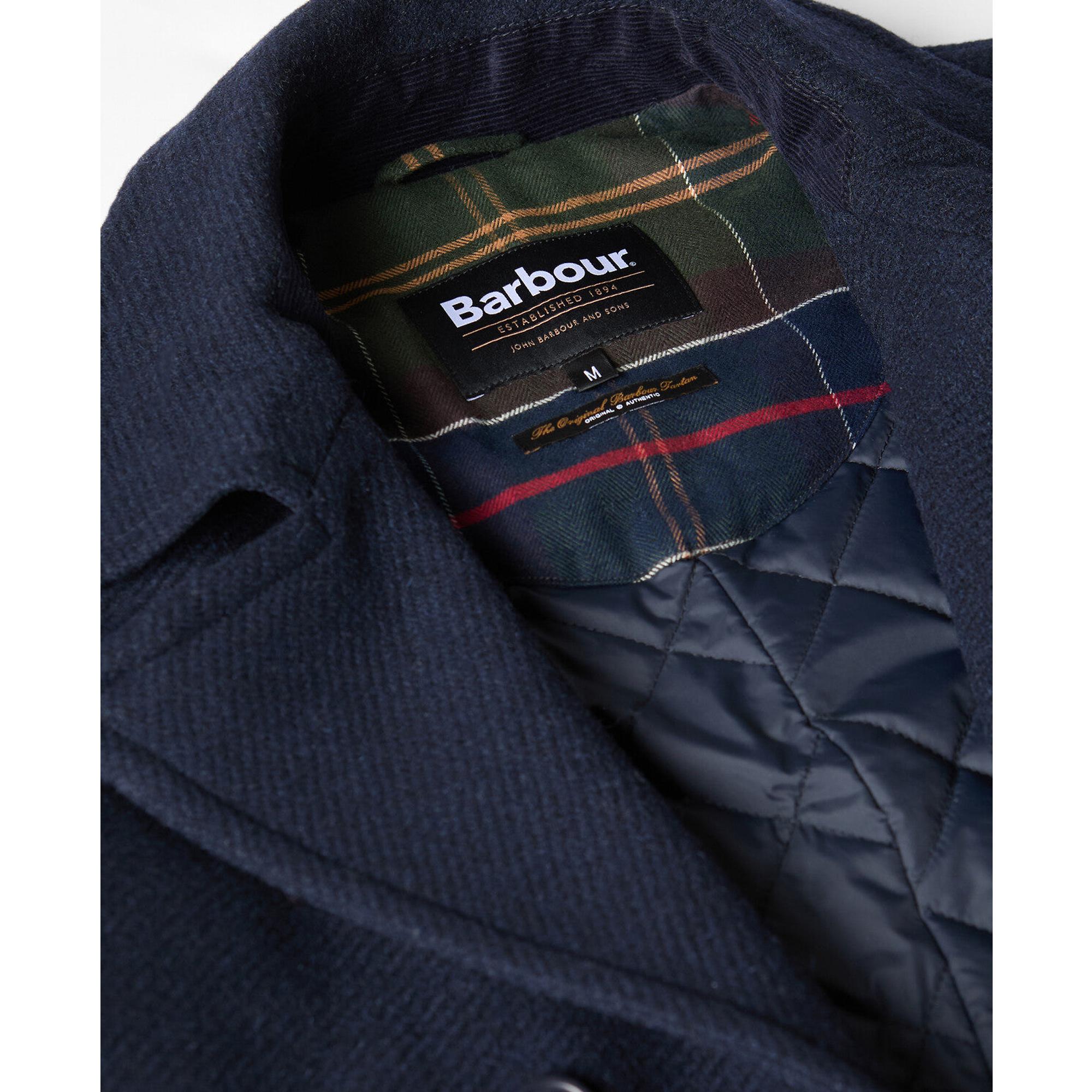 Product image 7 of 7 of Barbour Men's Newfield Wool Pea Coat - Navy/Classic