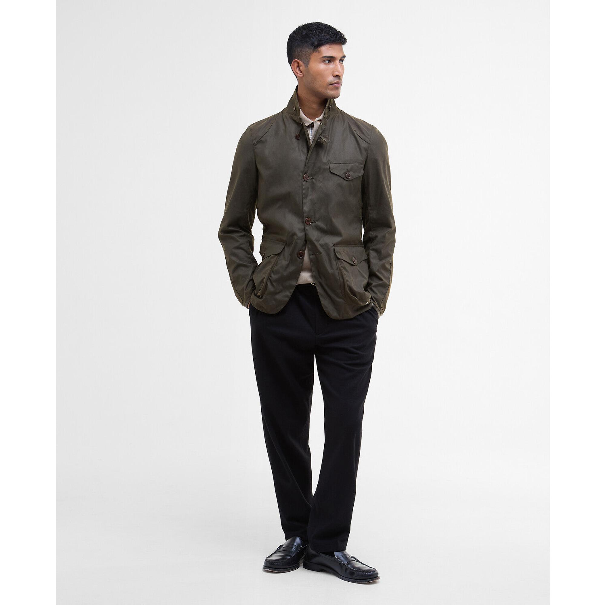 Product image 3 of 8 of Barbour Men's Beacon Sports Wax Jacket - Olive