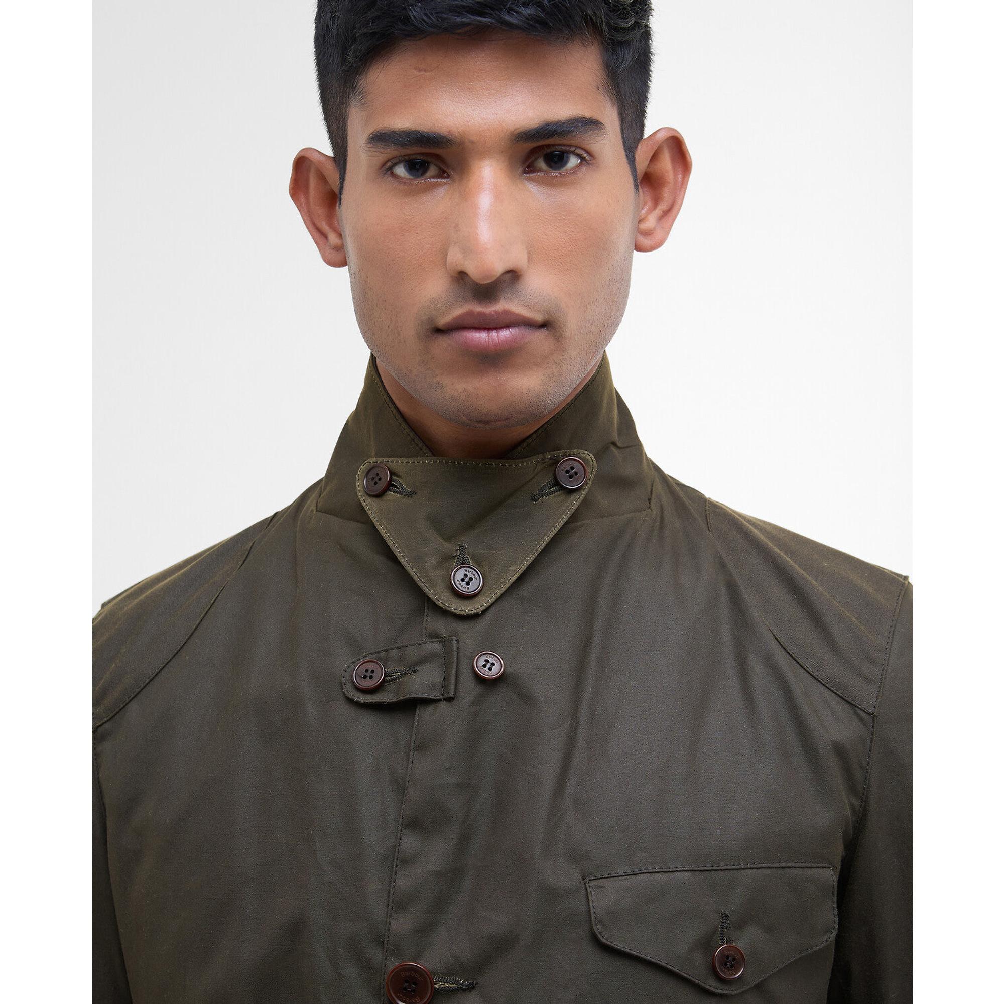 Product image 5 of 8 of Barbour Men's Beacon Sports Wax Jacket - Olive
