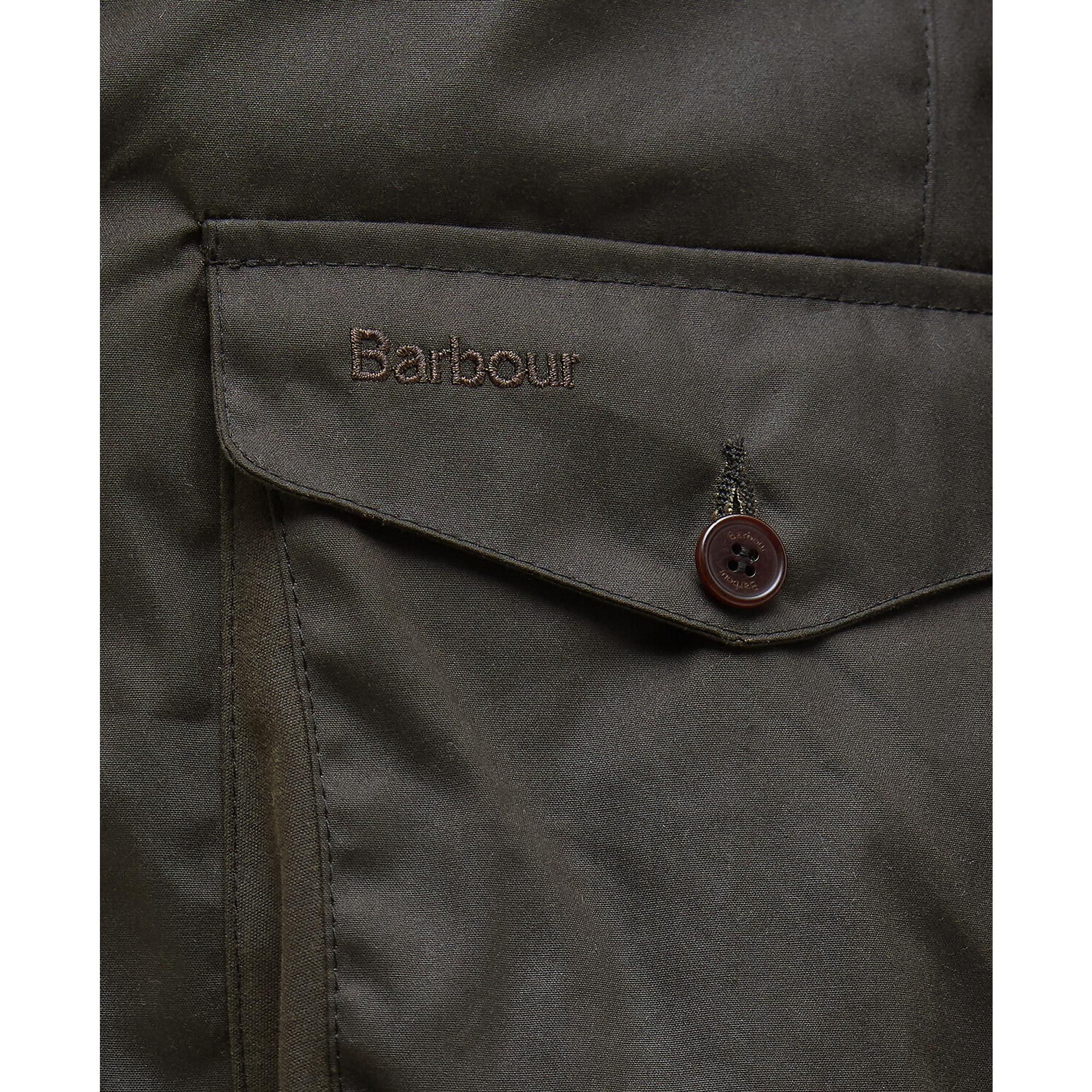 Product image 8 of 8 of Barbour Men's Beacon Sports Wax Jacket - Olive