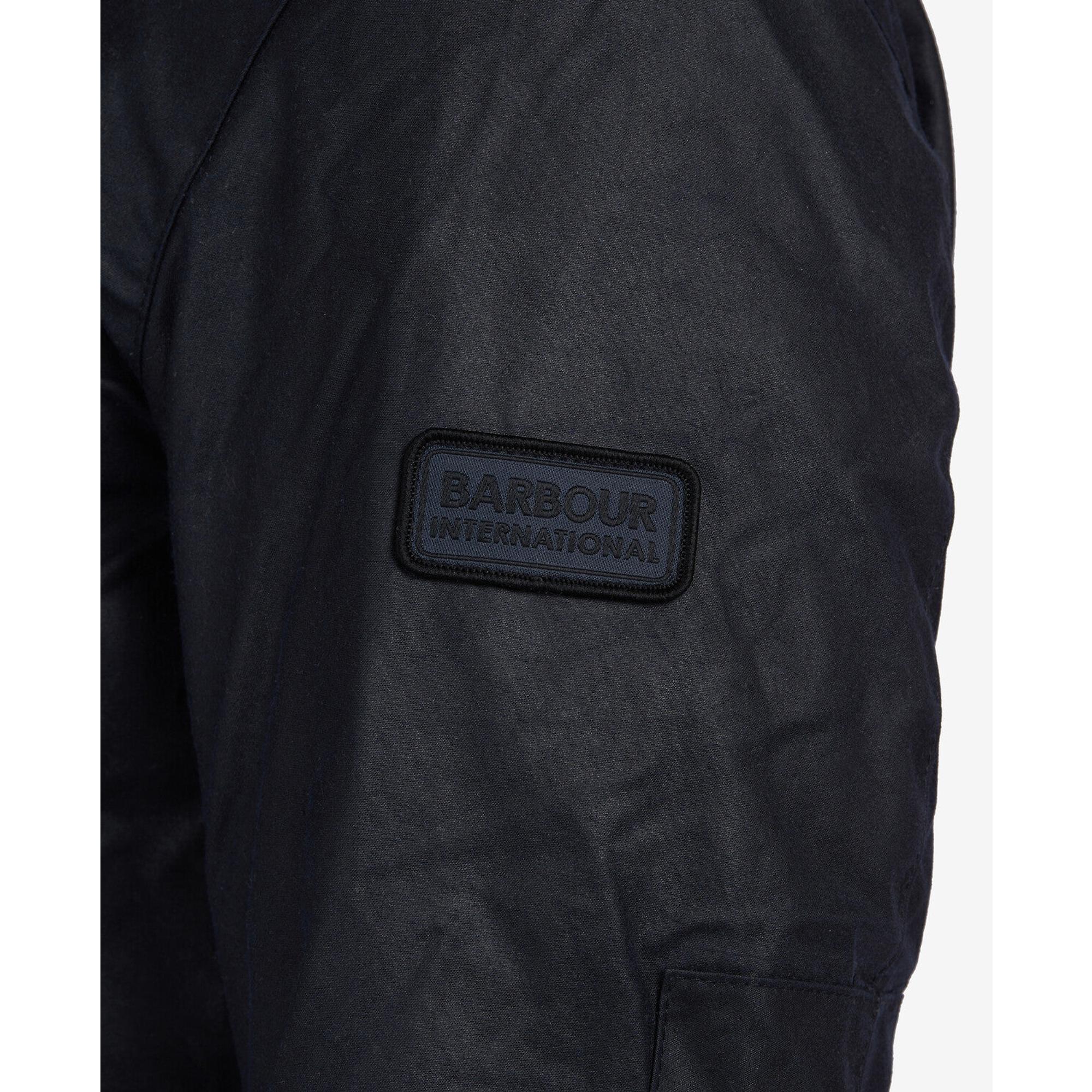 Product image 6 of 7 of Barbour International Men's Duke Wax Jacket - Navy