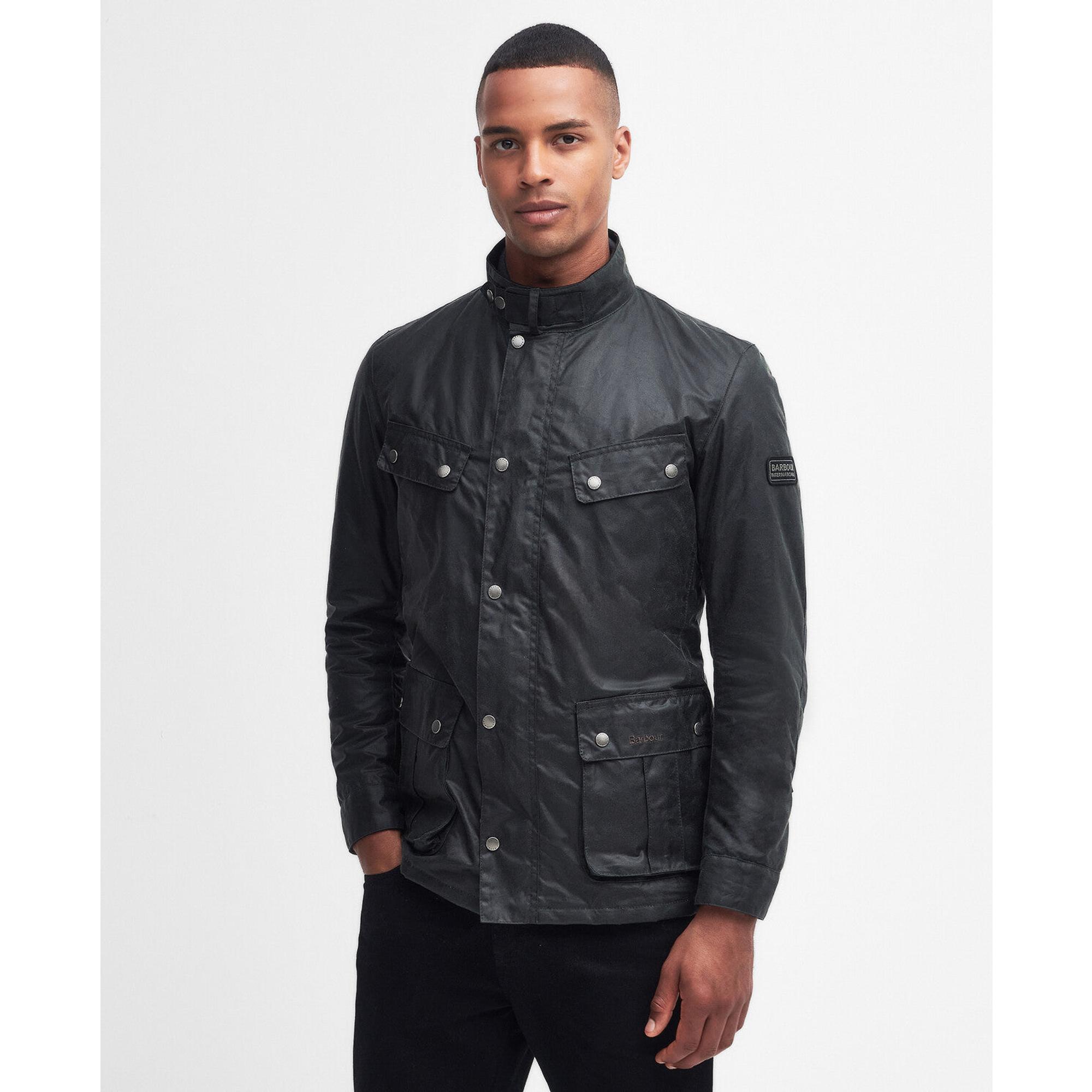 Product image 2 of 7 of Barbour International Men's Duke Wax Jacket - Sage