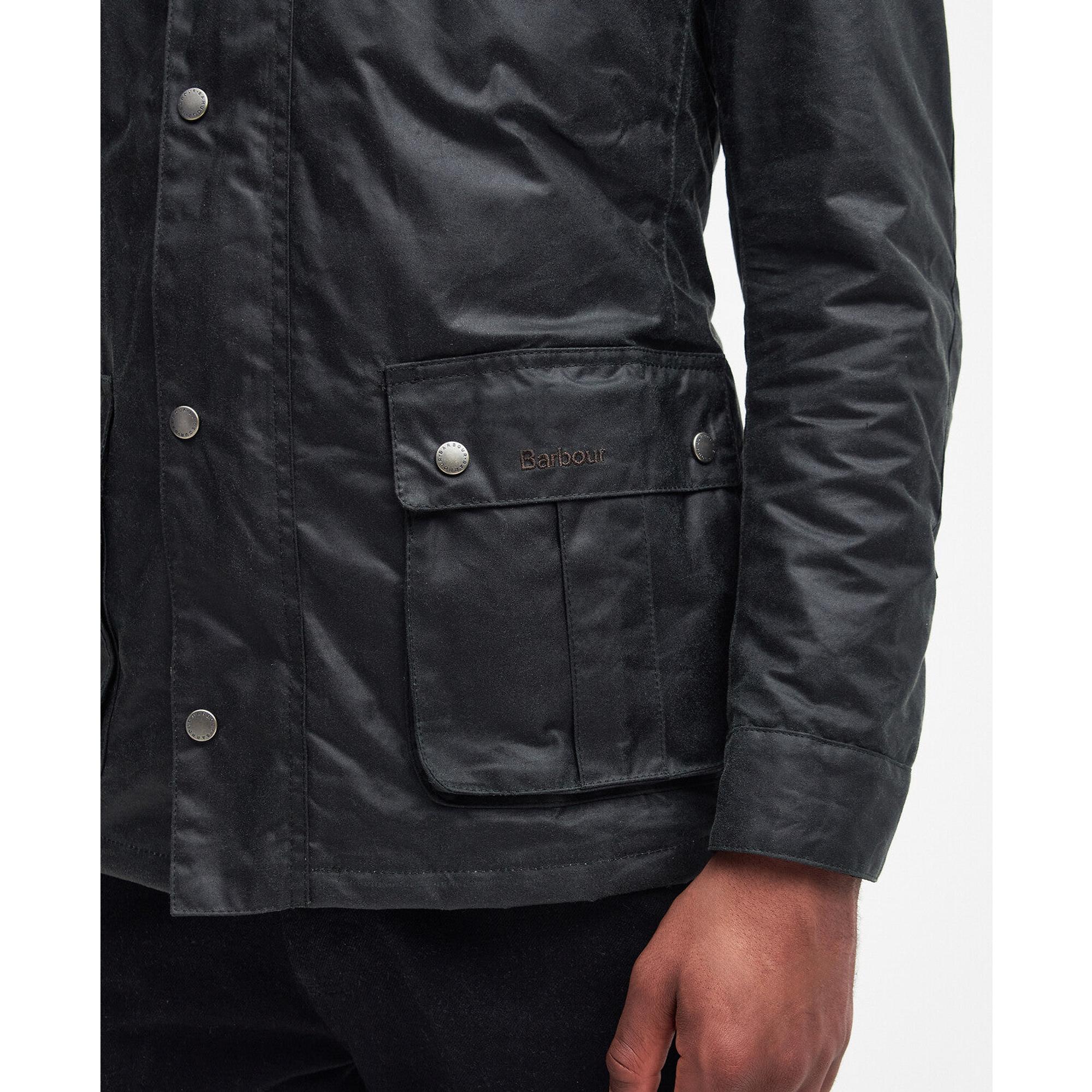 Product image 6 of 7 of Barbour International Men's Duke Wax Jacket - Sage