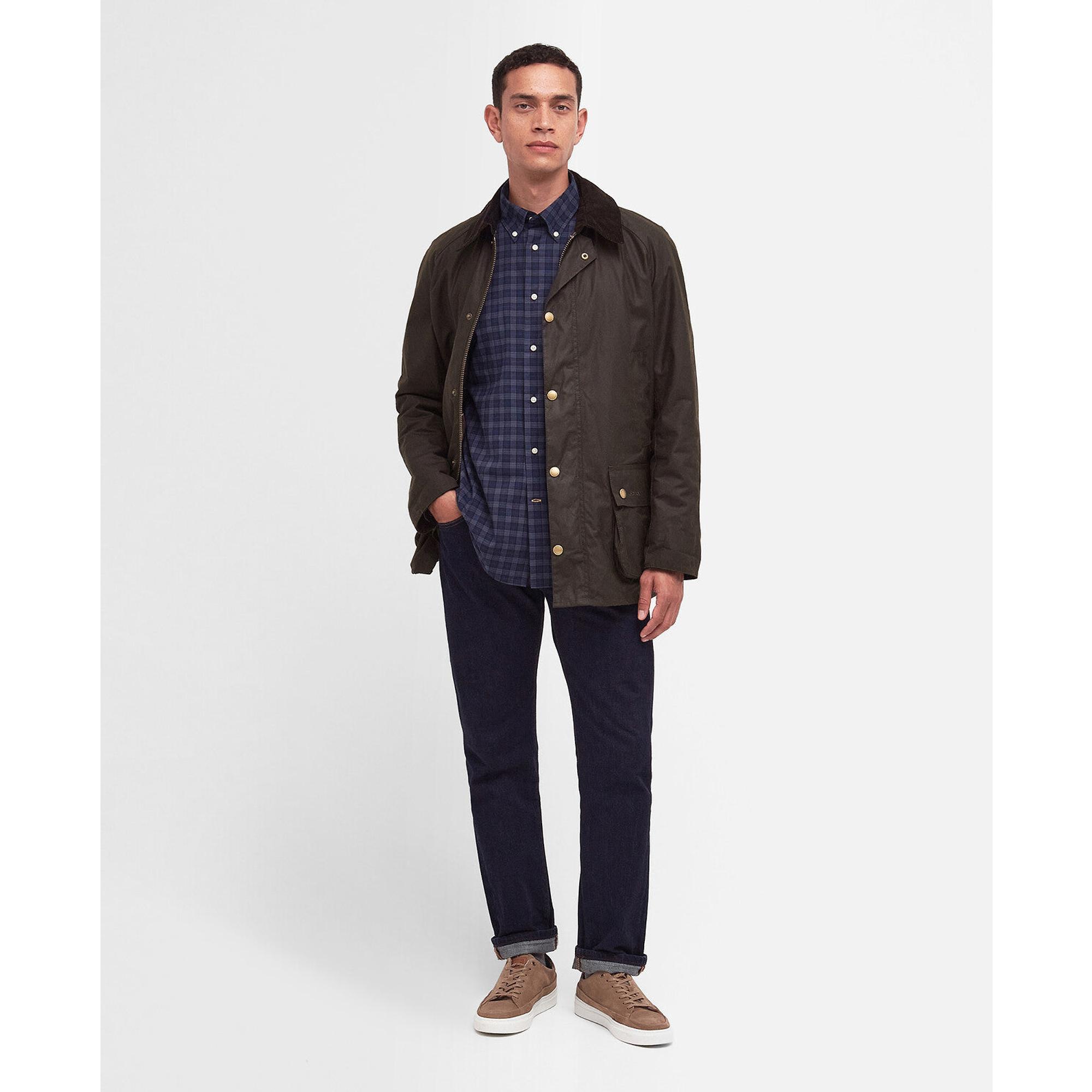 Product image 3 of 7 of Barbour Men's Ashby Wax Jacket - Olive