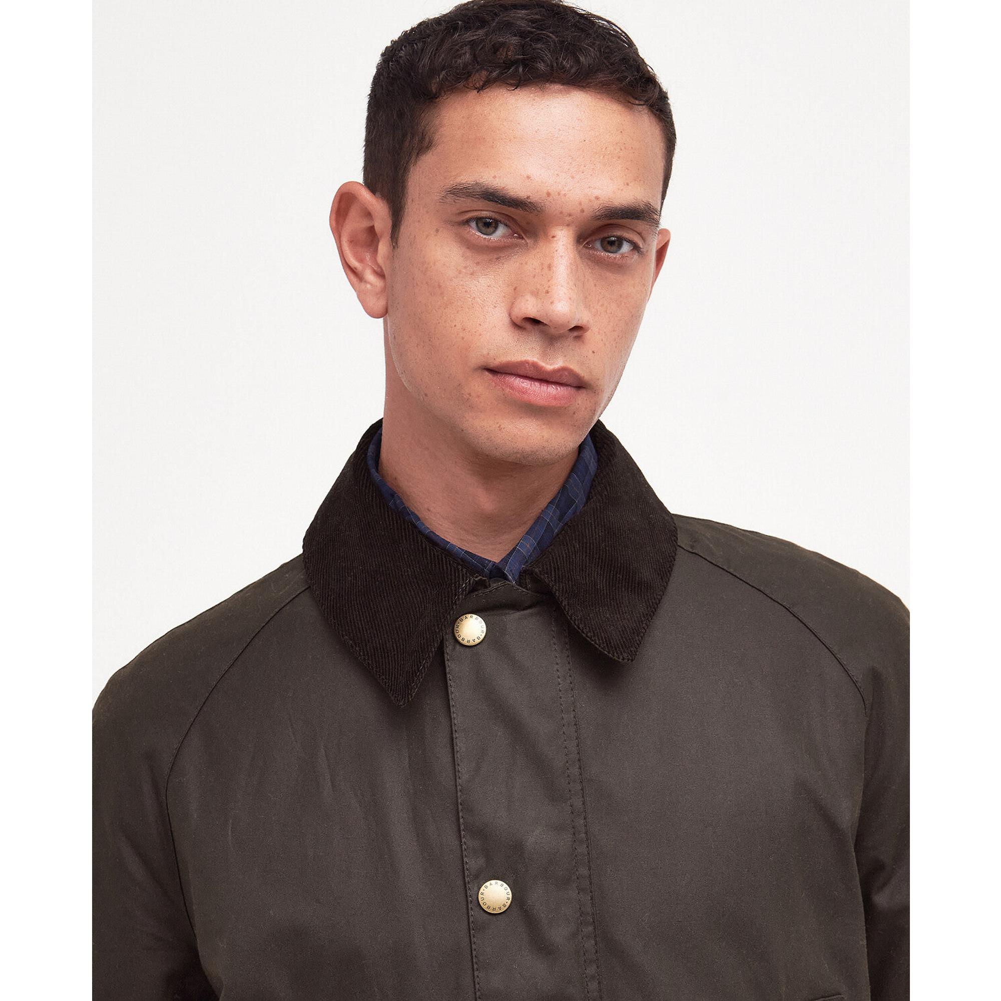 Product image 5 of 7 of Barbour Men's Ashby Wax Jacket - Olive