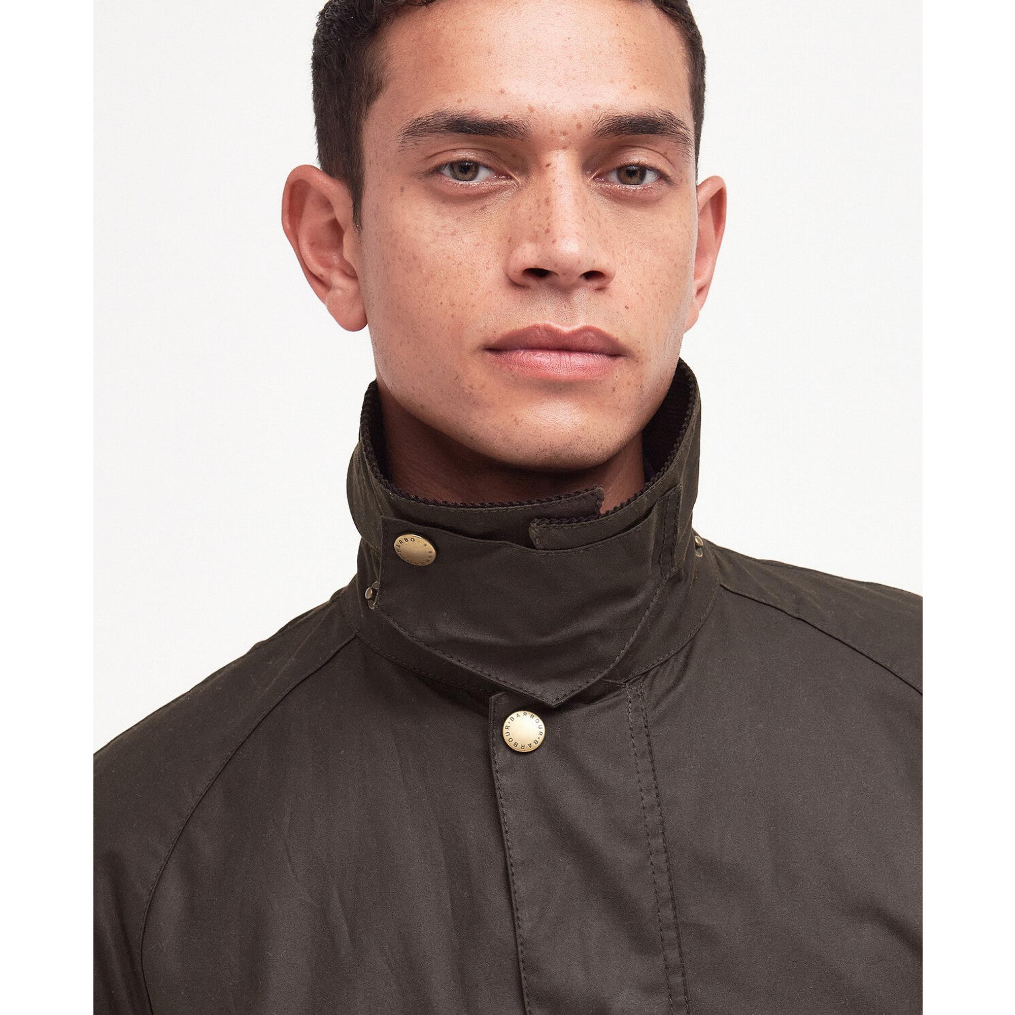 Product image 6 of 7 of Barbour Men's Ashby Wax Jacket - Olive