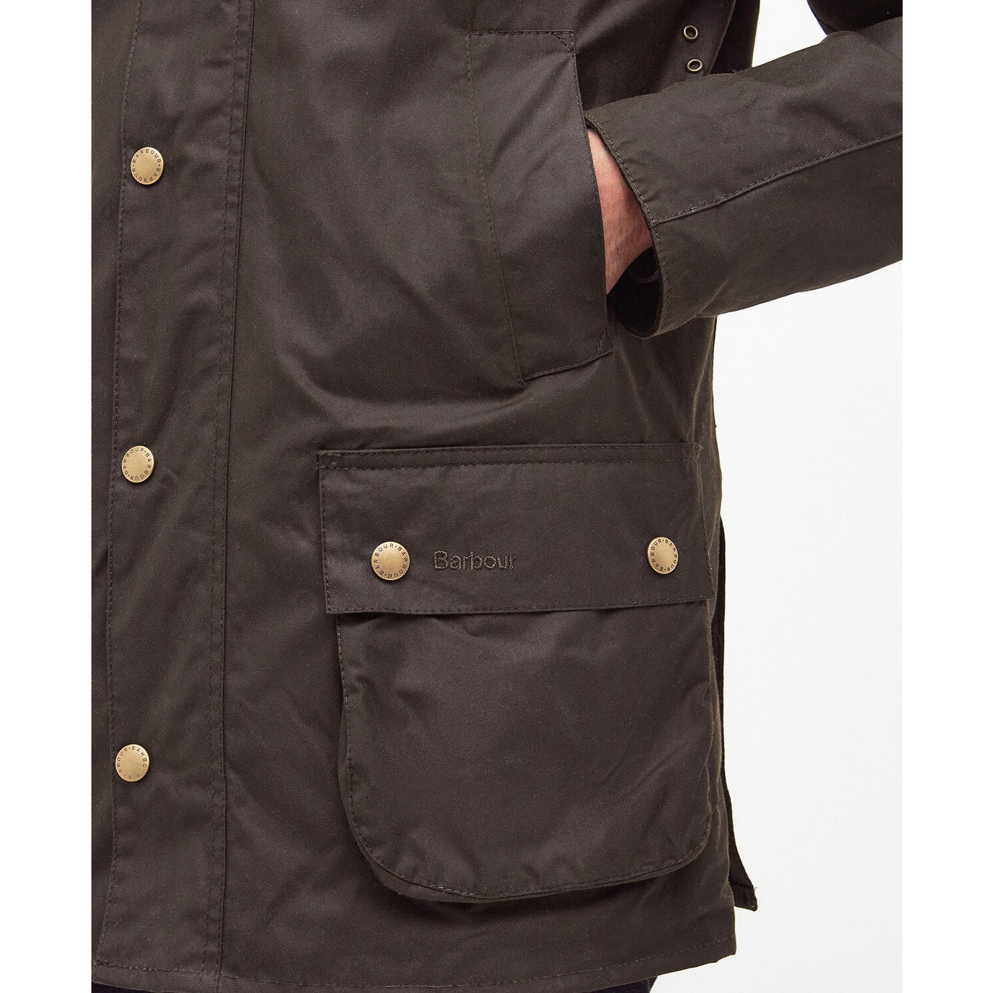 Product image 7 of 7 of Barbour Men's Ashby Wax Jacket - Olive