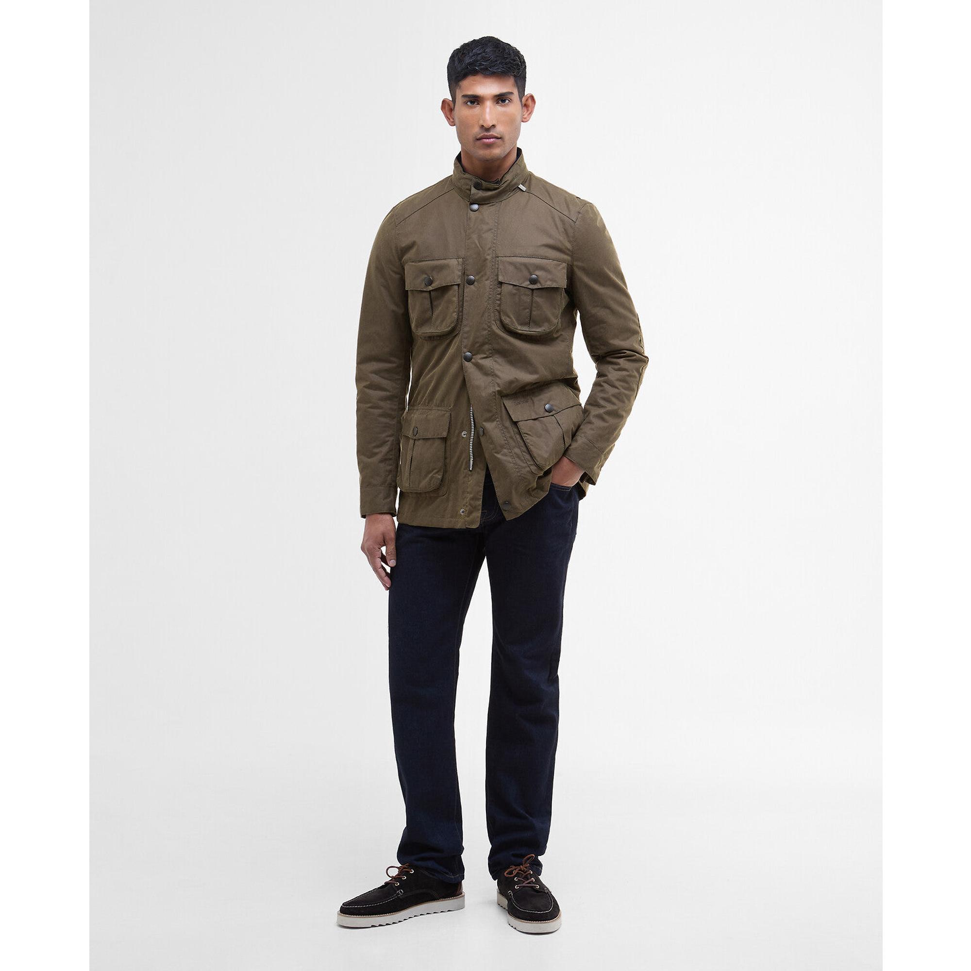 Product image 3 of 9 of Barbour Men's Corbridge Waxed Jacket - Beech/Classic