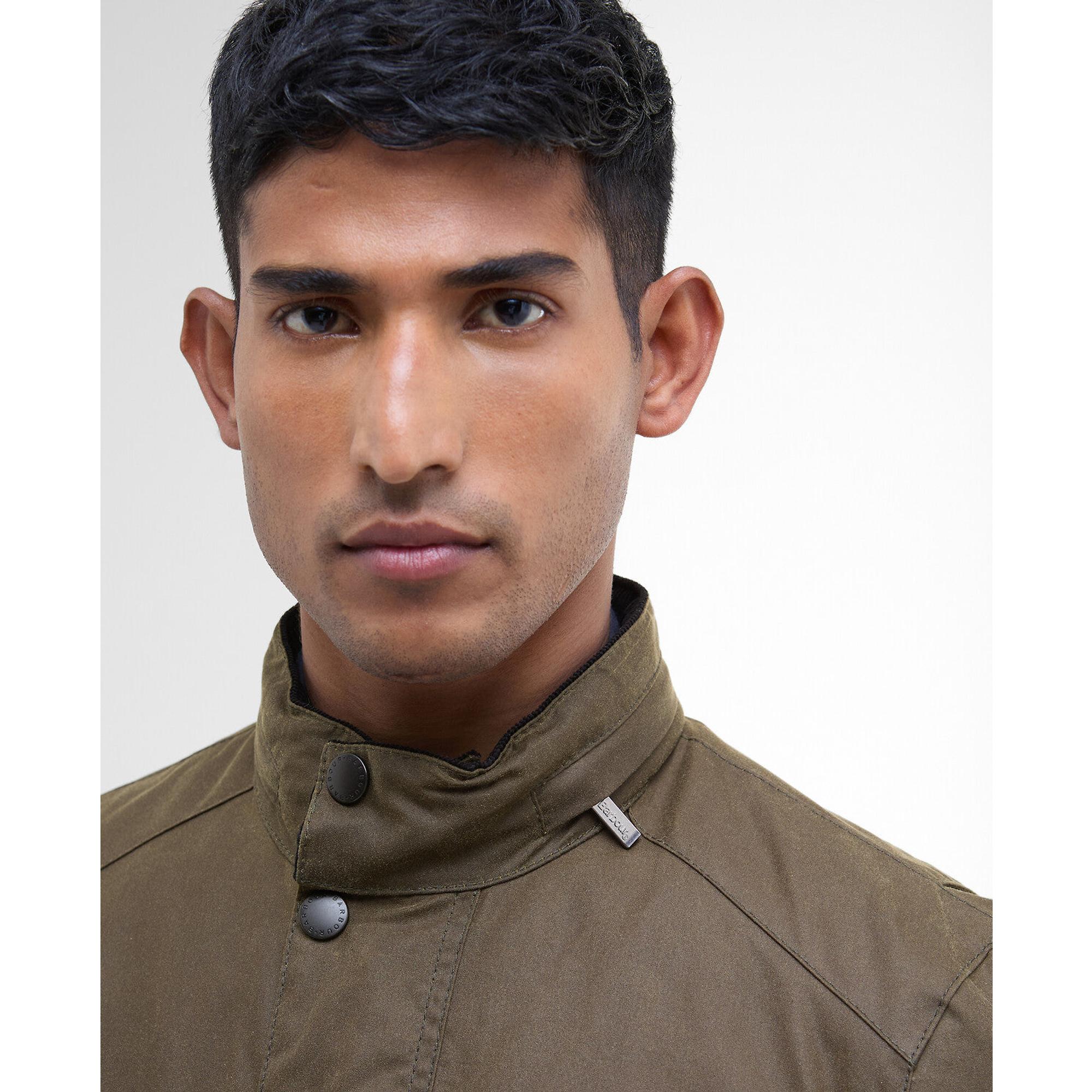 Product image 6 of 9 of Barbour Men's Corbridge Waxed Jacket - Beech/Classic
