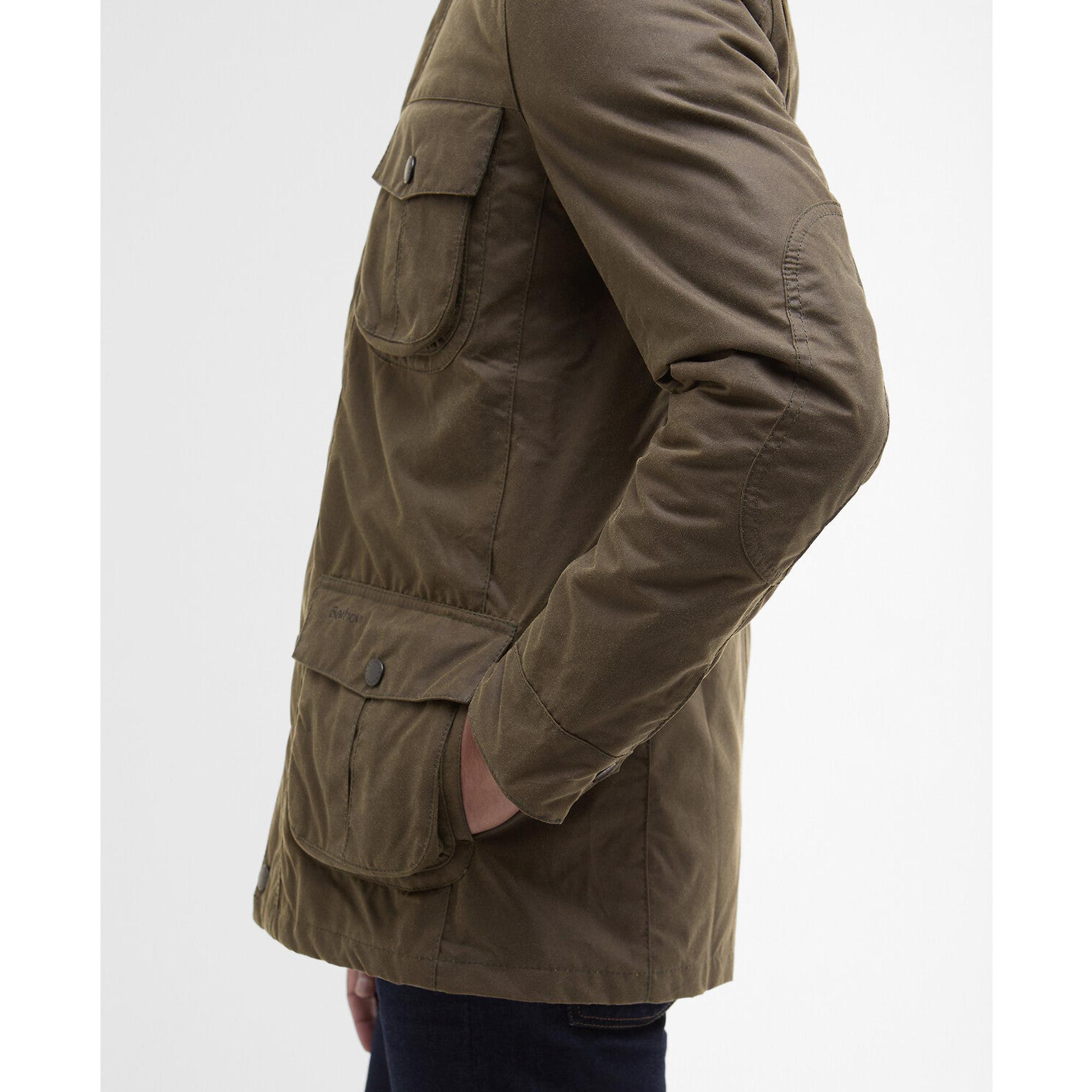 Product image 8 of 9 of Barbour Men's Corbridge Waxed Jacket - Beech/Classic