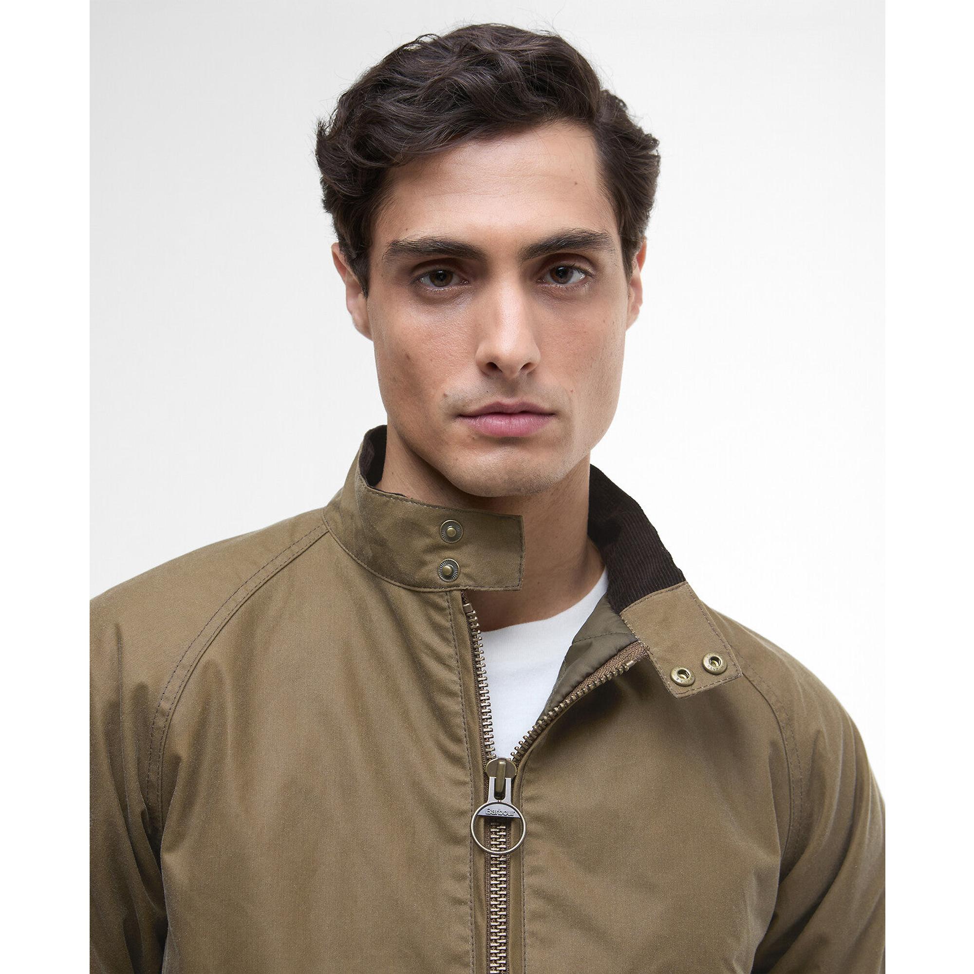 Product image 5 of 9 of Barbour International Men's Steve McQueen Merchant Wax Jacket - Sand