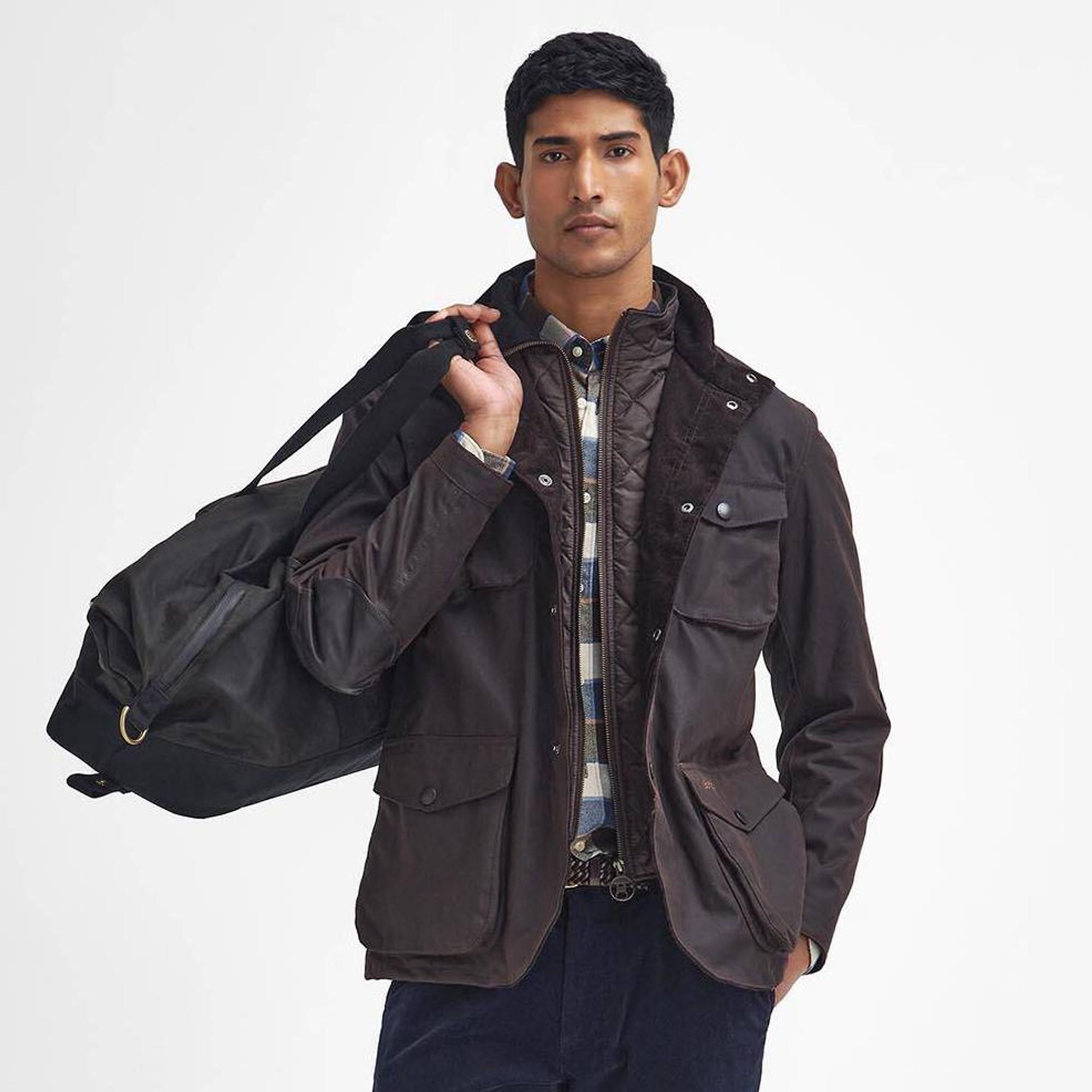 Product image 2 of 7 of Barbour waxed Jacket Ogston in Rustic Brown MWX0700RU71