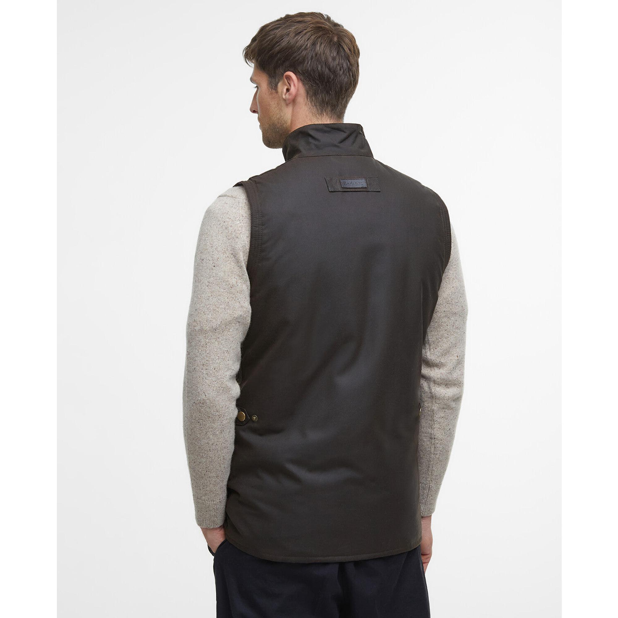 Product image 5 of 9 of Barbour Men's Westmorland Wax Waistcoat - Olive