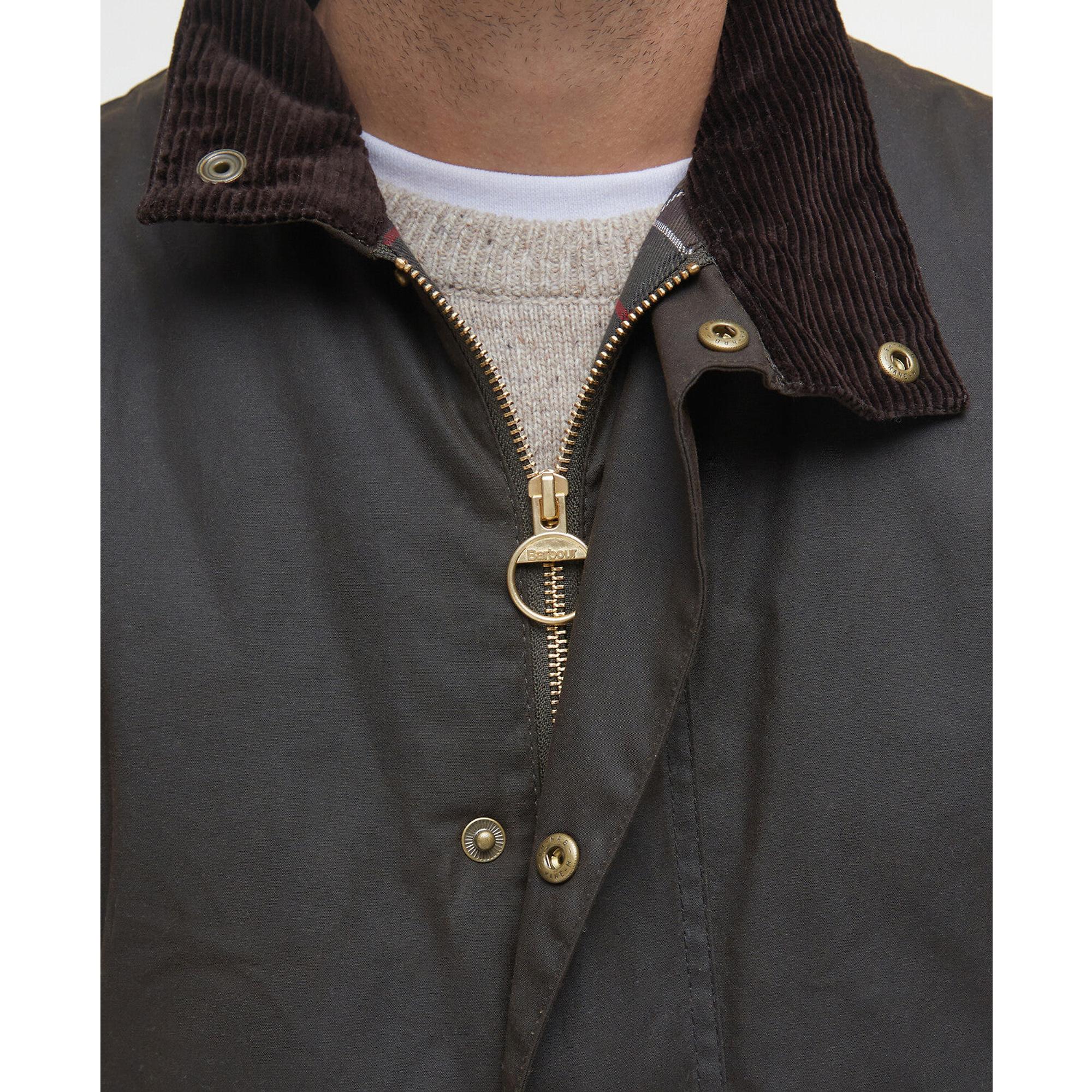 Product image 7 of 9 of Barbour Men's Westmorland Wax Waistcoat - Olive