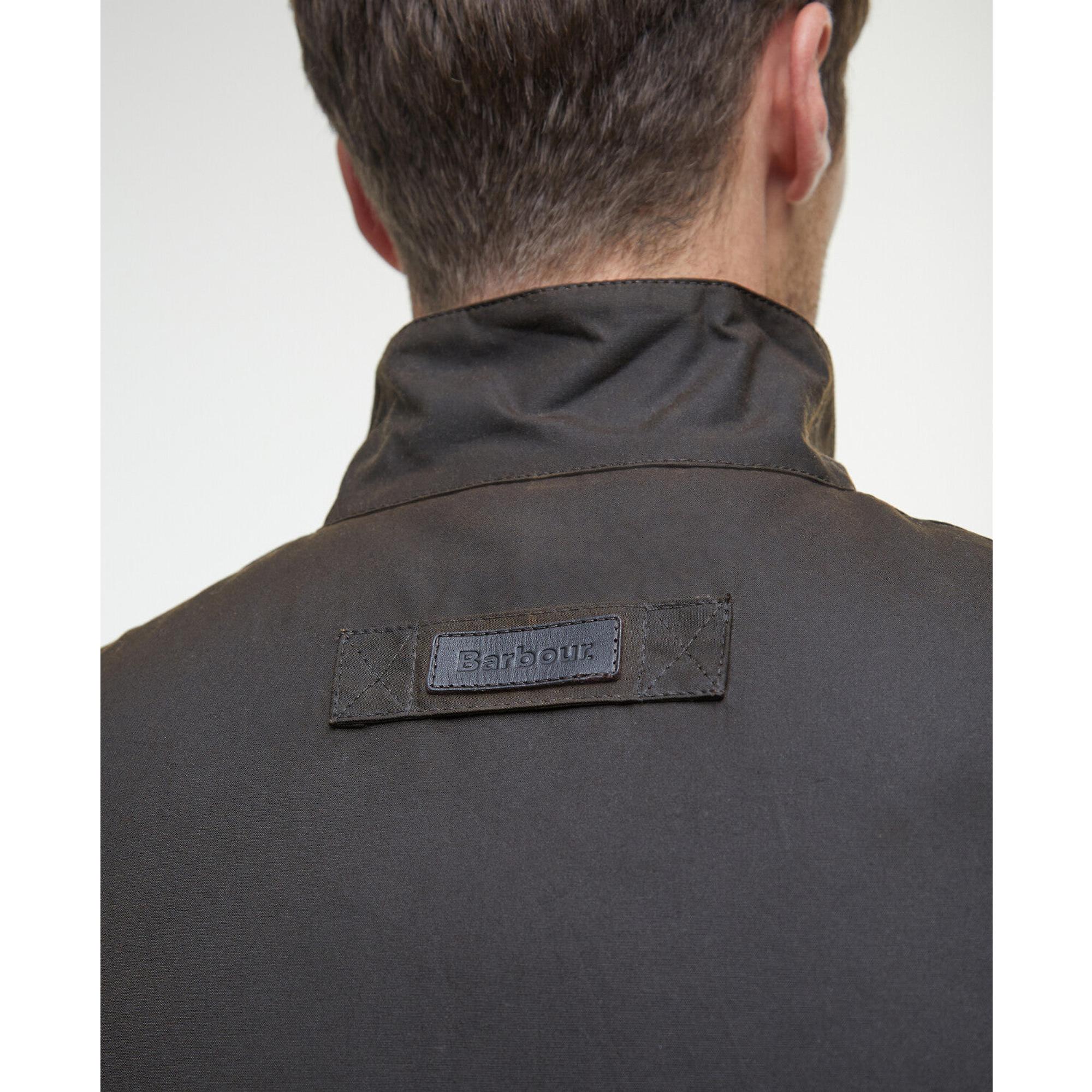 Product image 8 of 9 of Barbour Men's Westmorland Wax Waistcoat - Olive