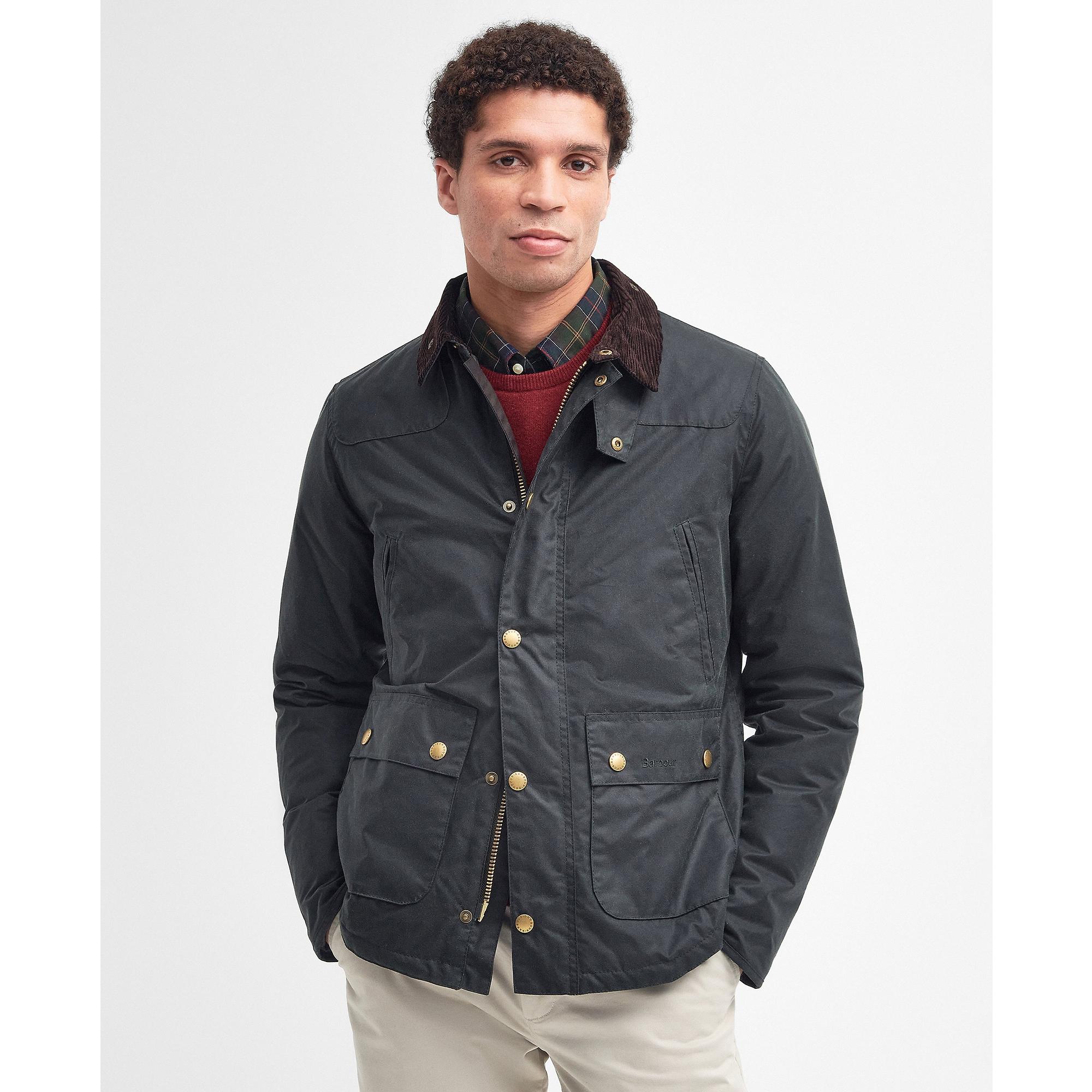 Product image 3 of 8 of Barbour Men's Reelin Wax Jacket - Sage