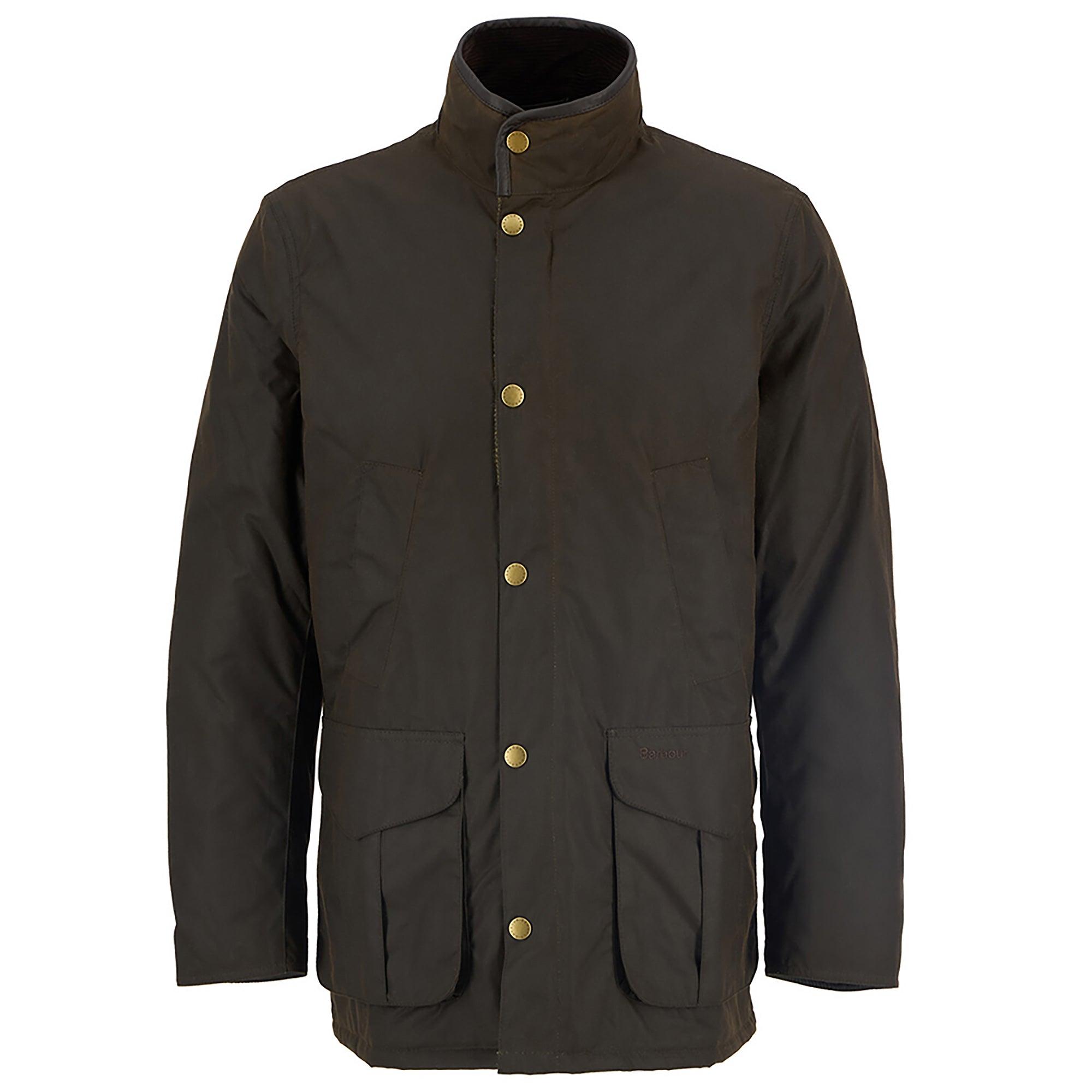 Product image 1 of 9 of Barbour Men's Hereford Wax Jacket - Olive