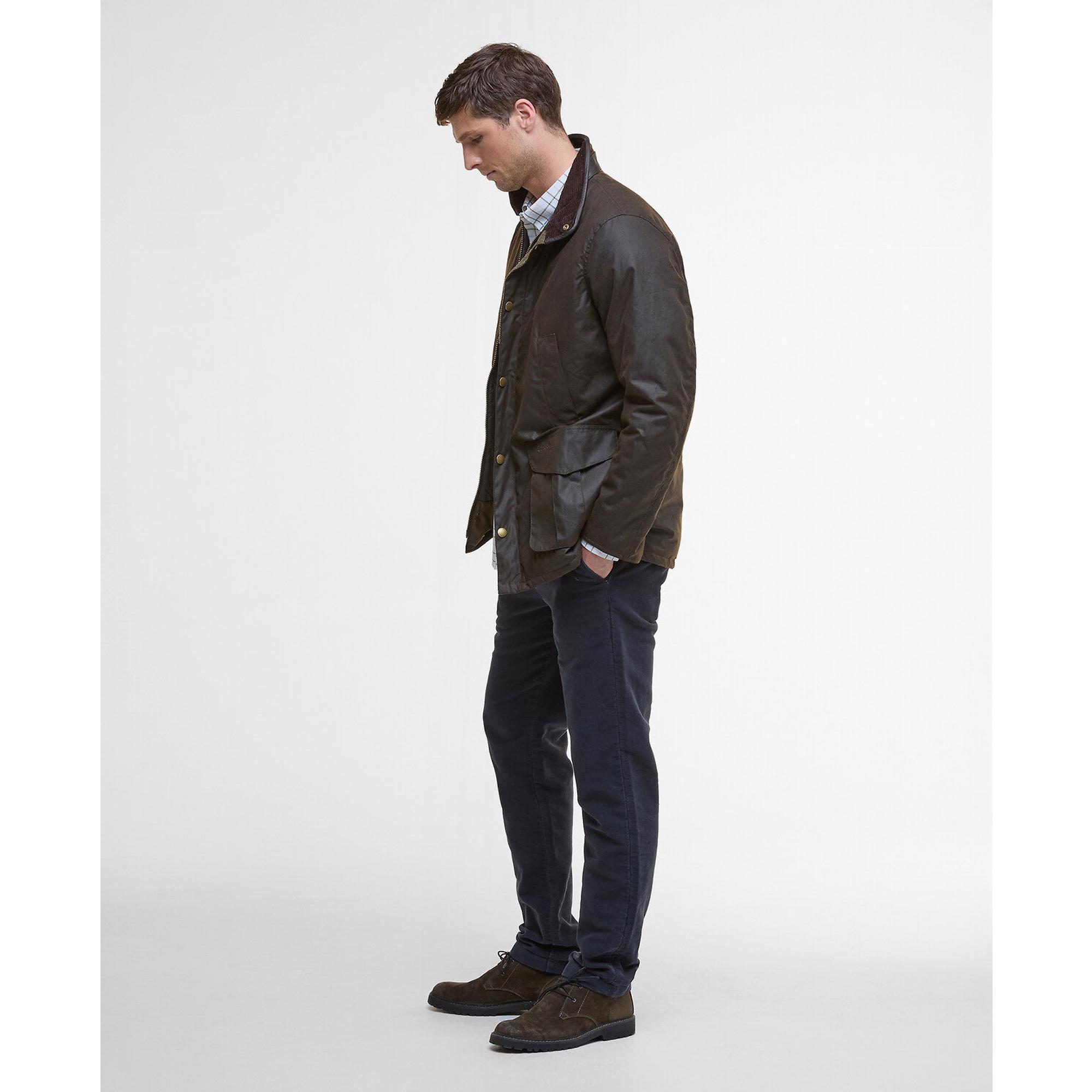 Product image 3 of 9 of Barbour Men's Hereford Wax Jacket - Olive