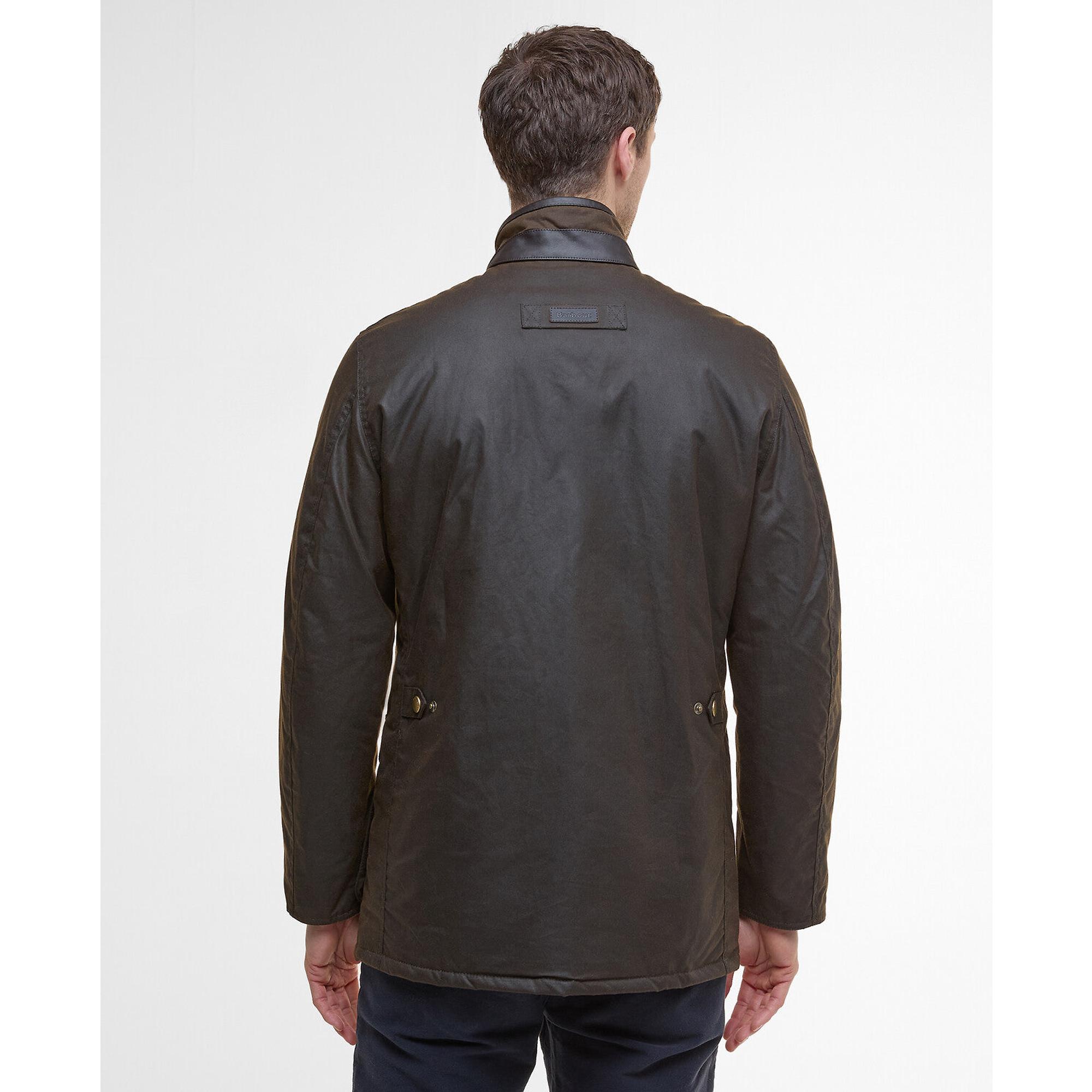 Product image 4 of 9 of Barbour Men's Hereford Wax Jacket - Olive