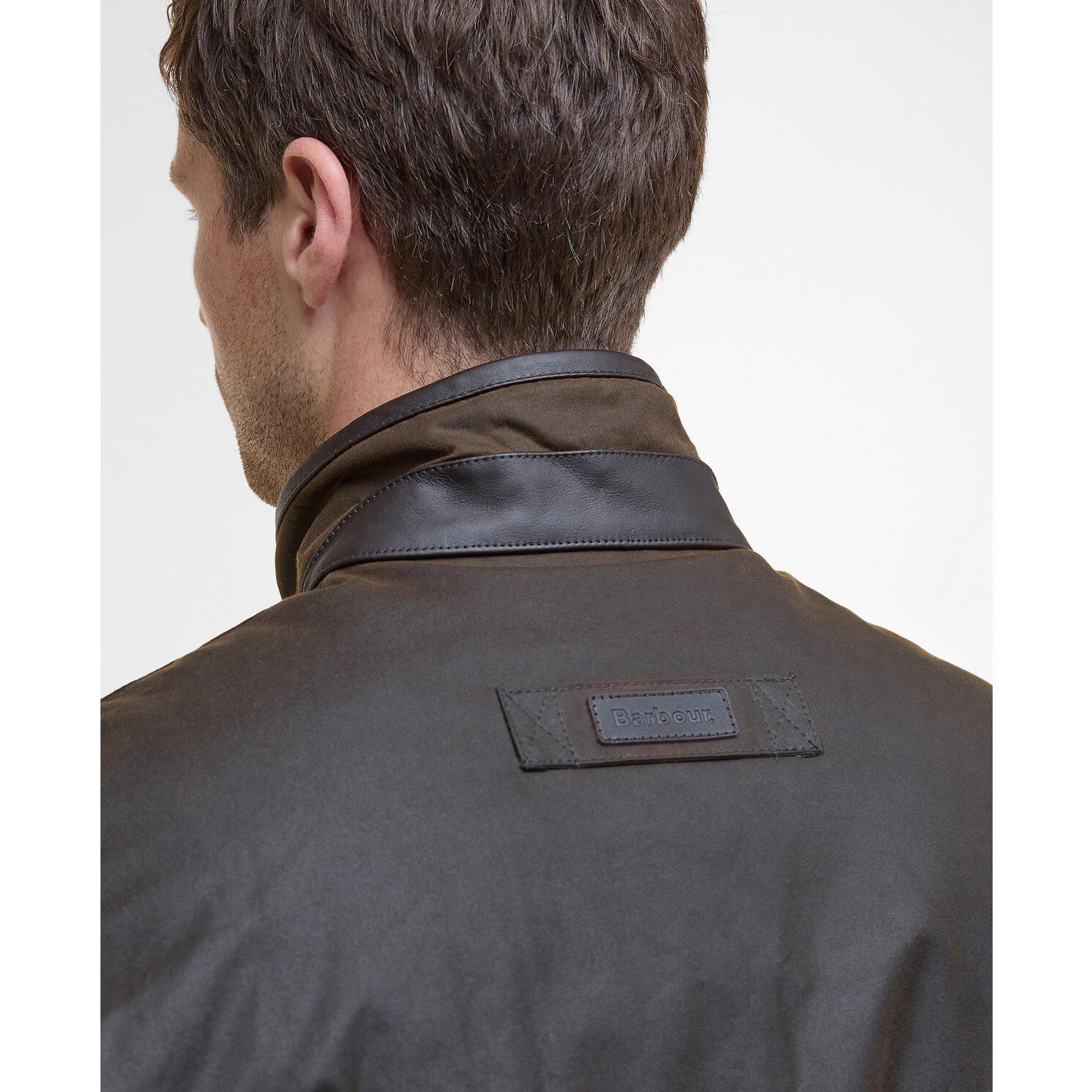 Product image 7 of 9 of Barbour Men's Hereford Wax Jacket - Olive