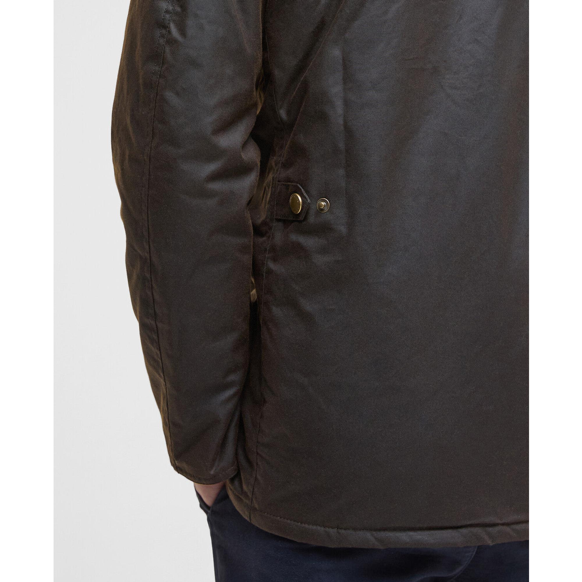 Product image 8 of 9 of Barbour Men's Hereford Wax Jacket - Olive