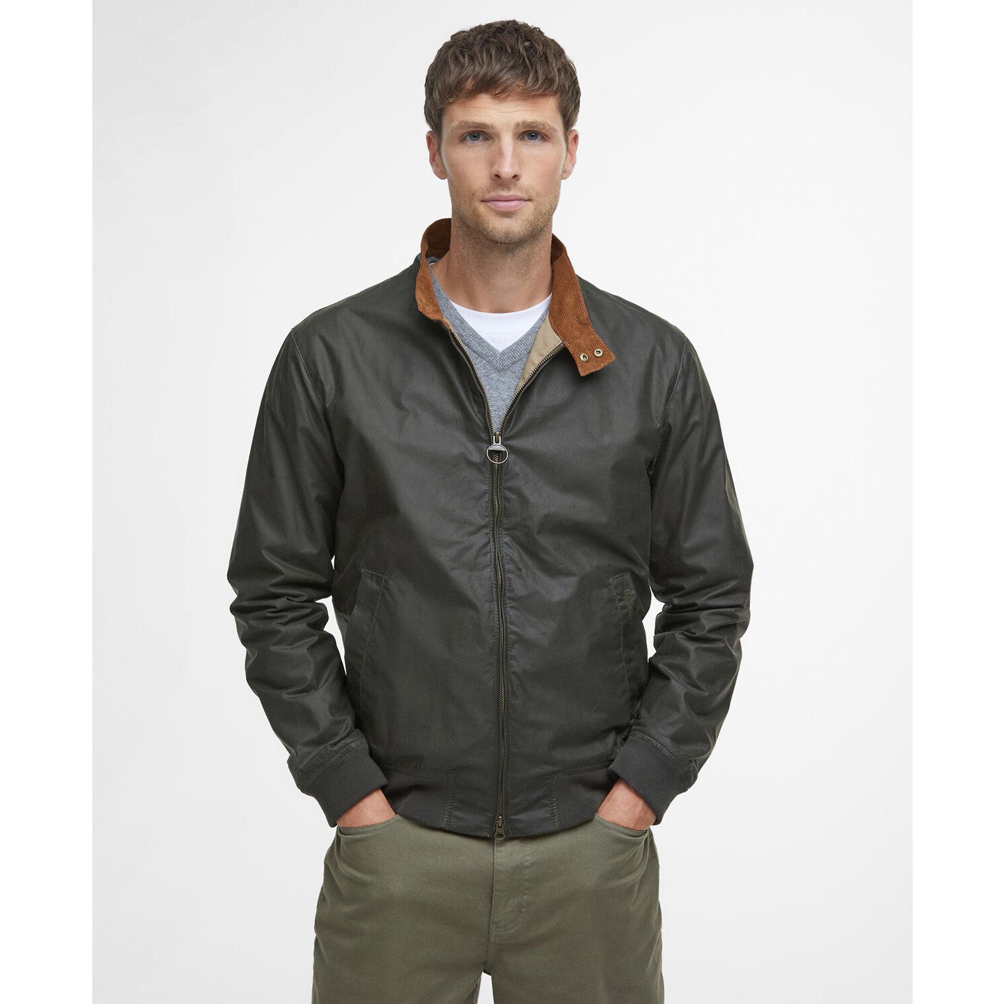 Product image 2 of 8 of Barbour Men's Lightweight Royston Wax Jacket - Archive Olive