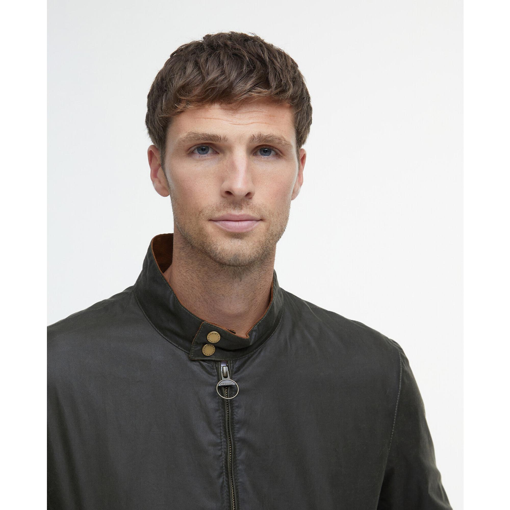 Product image 5 of 8 of Barbour Men's Lightweight Royston Wax Jacket - Archive Olive