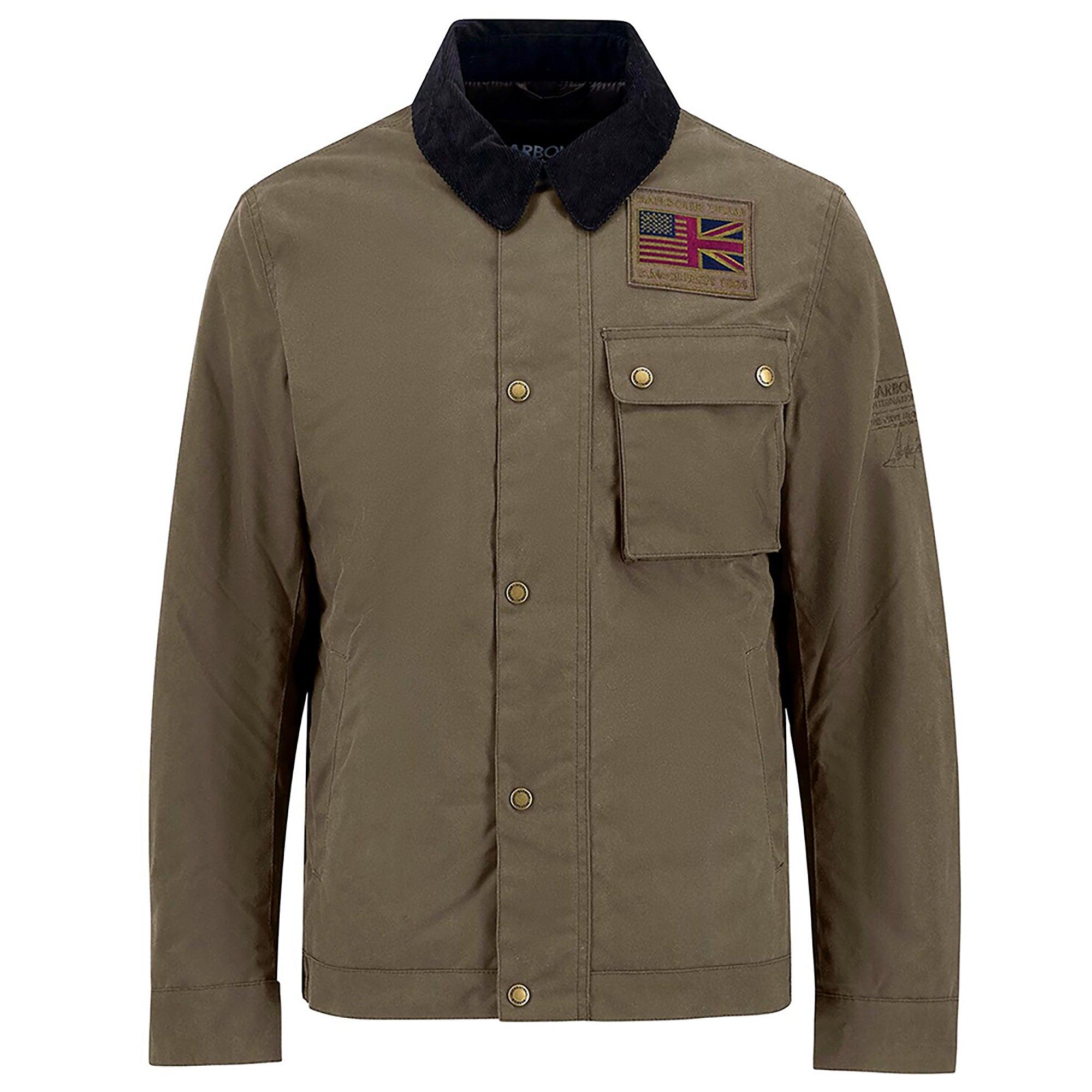 Product image 1 of 7 of Barbour International Men's Steve McQueen Workers Wax Jacket - Sand