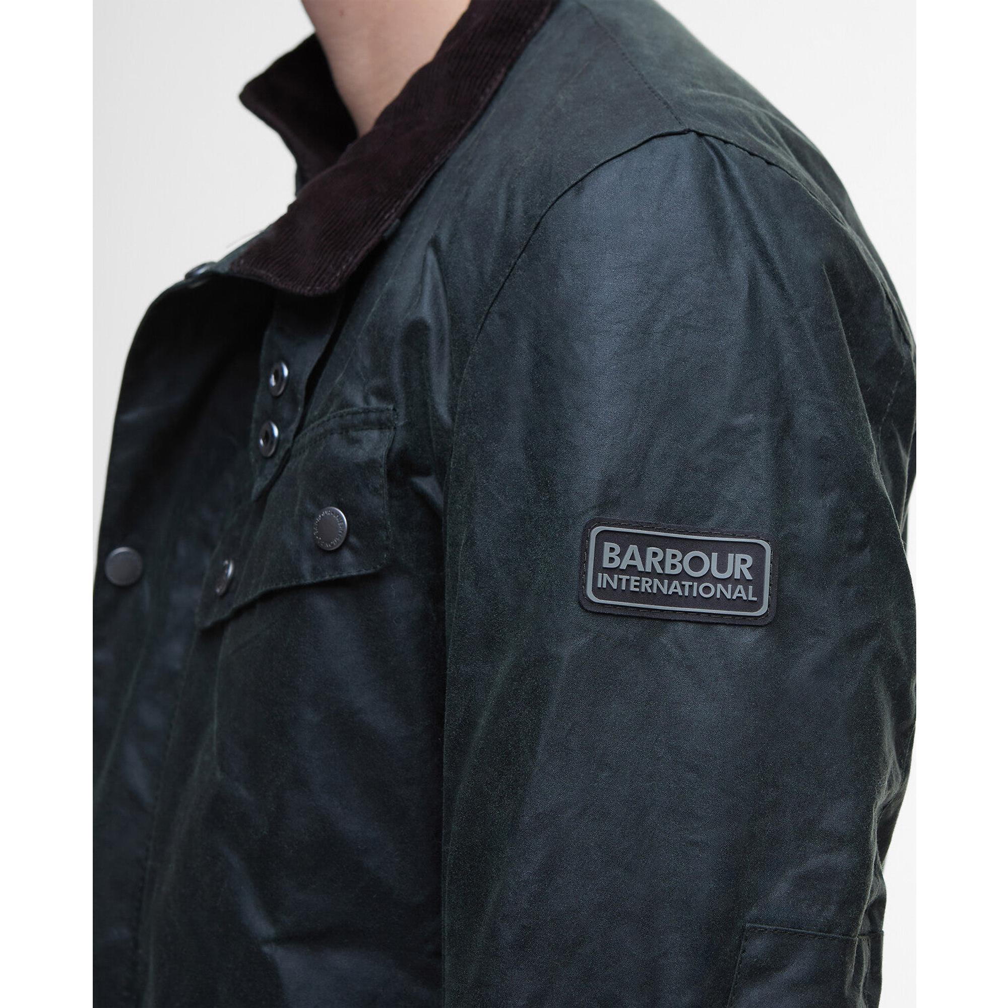 Product image 9 of 9 of Barbour International Men's Tourer Duke Wax Jacket - Sage
