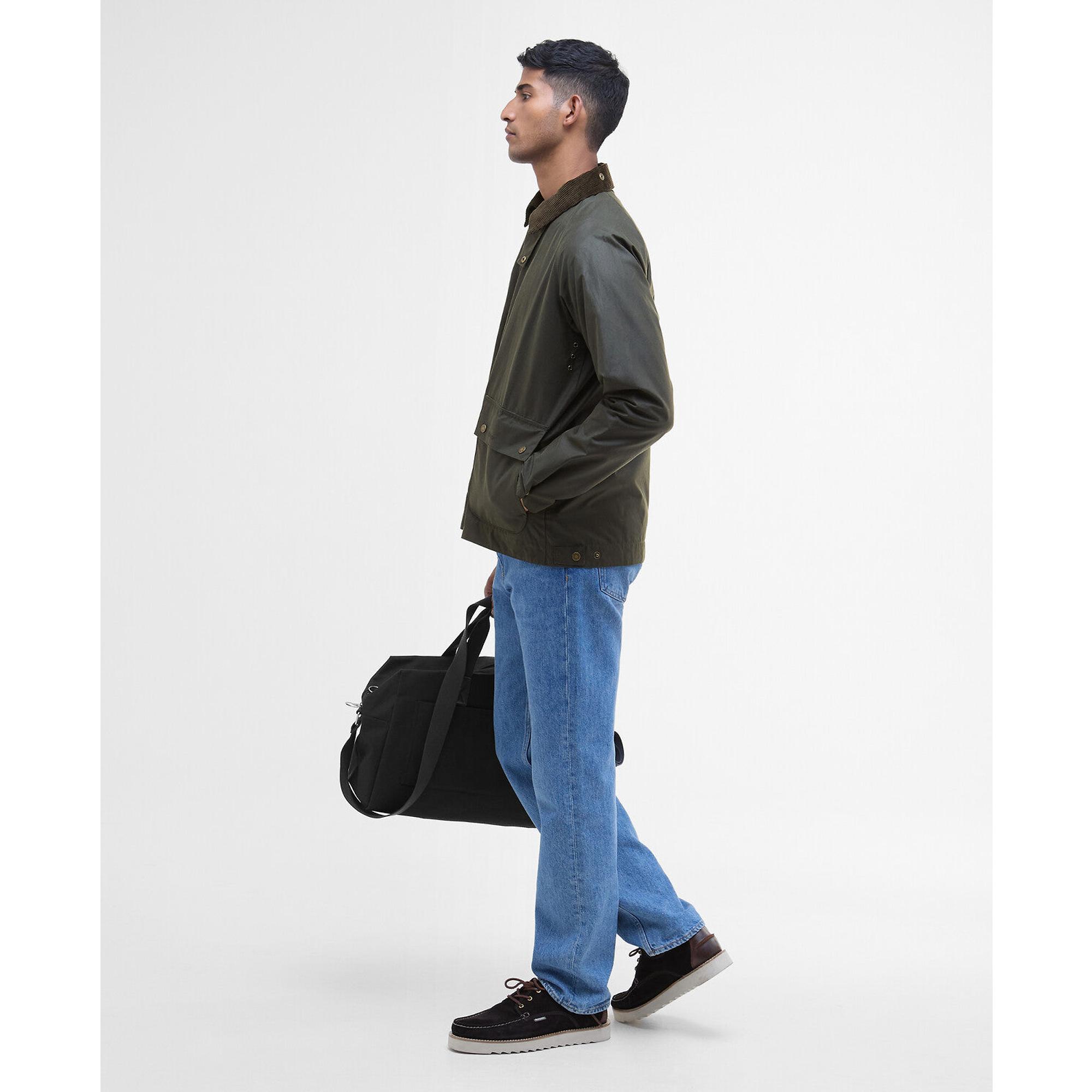 Product image 3 of 9 of Barbour Men's Short Bedale Wax Jacket - Fern