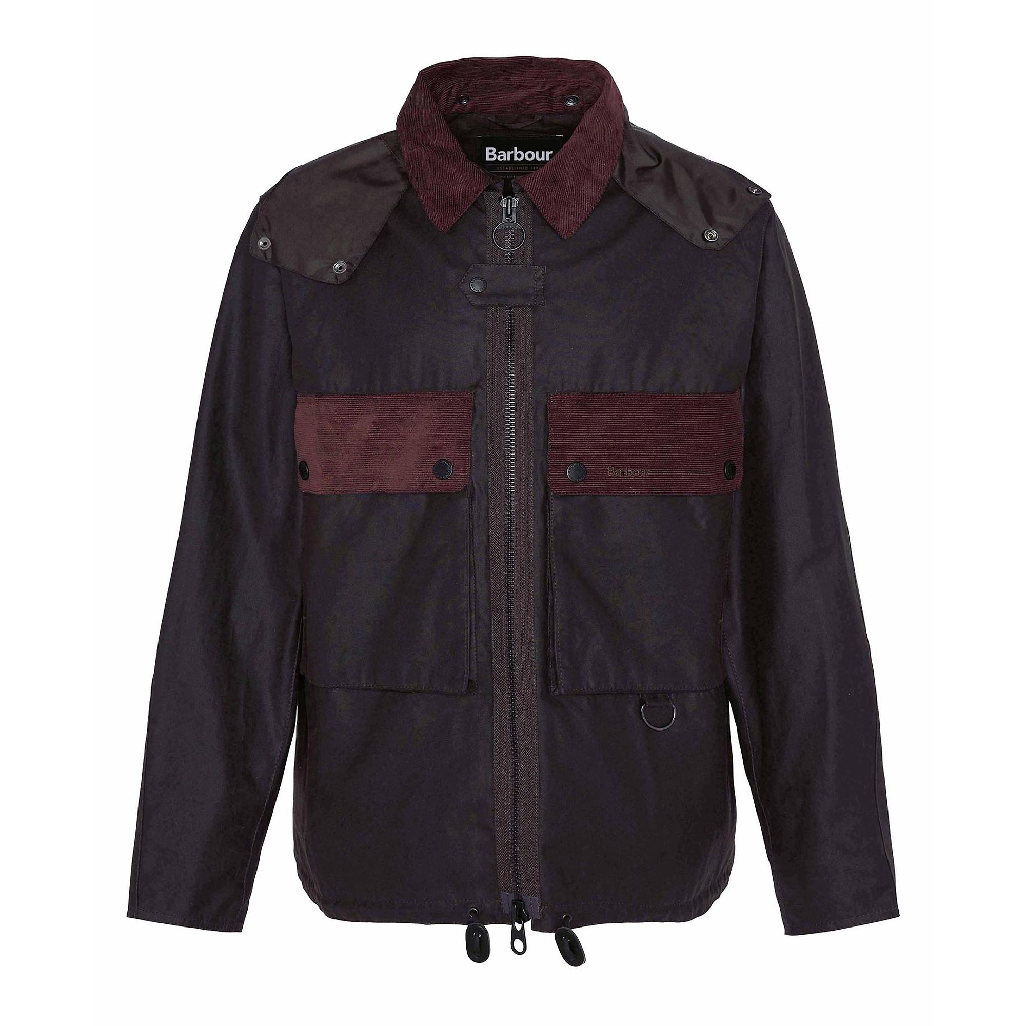 Product image 1 of 10 of Barbour Men's Re-Engineered Spey Waxed Jacket - Rustic