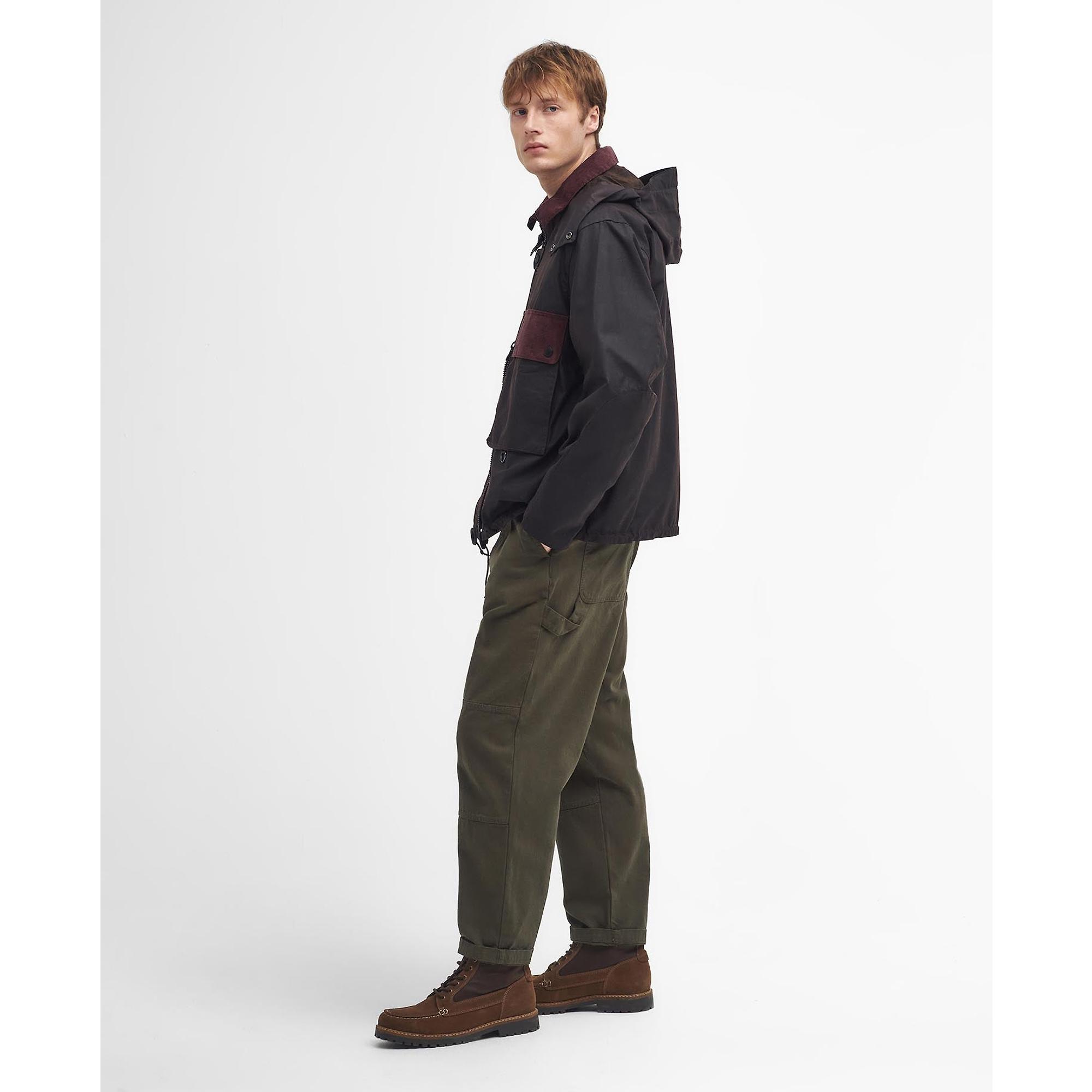 Product image 5 of 10 of Barbour Men's Re-Engineered Spey Waxed Jacket - Rustic