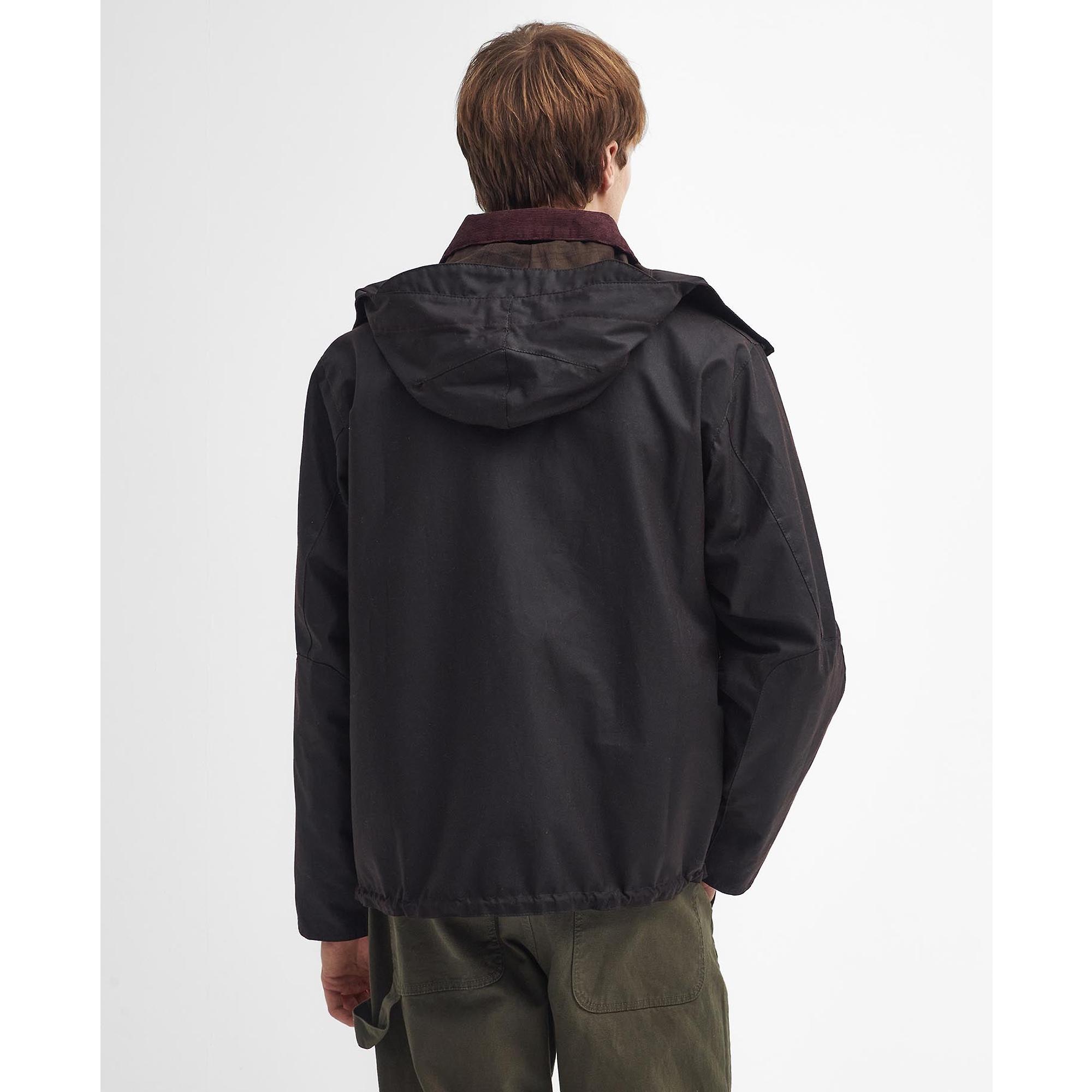 Product image 4 of 10 of Barbour Men's Re-Engineered Spey Waxed Jacket - Rustic