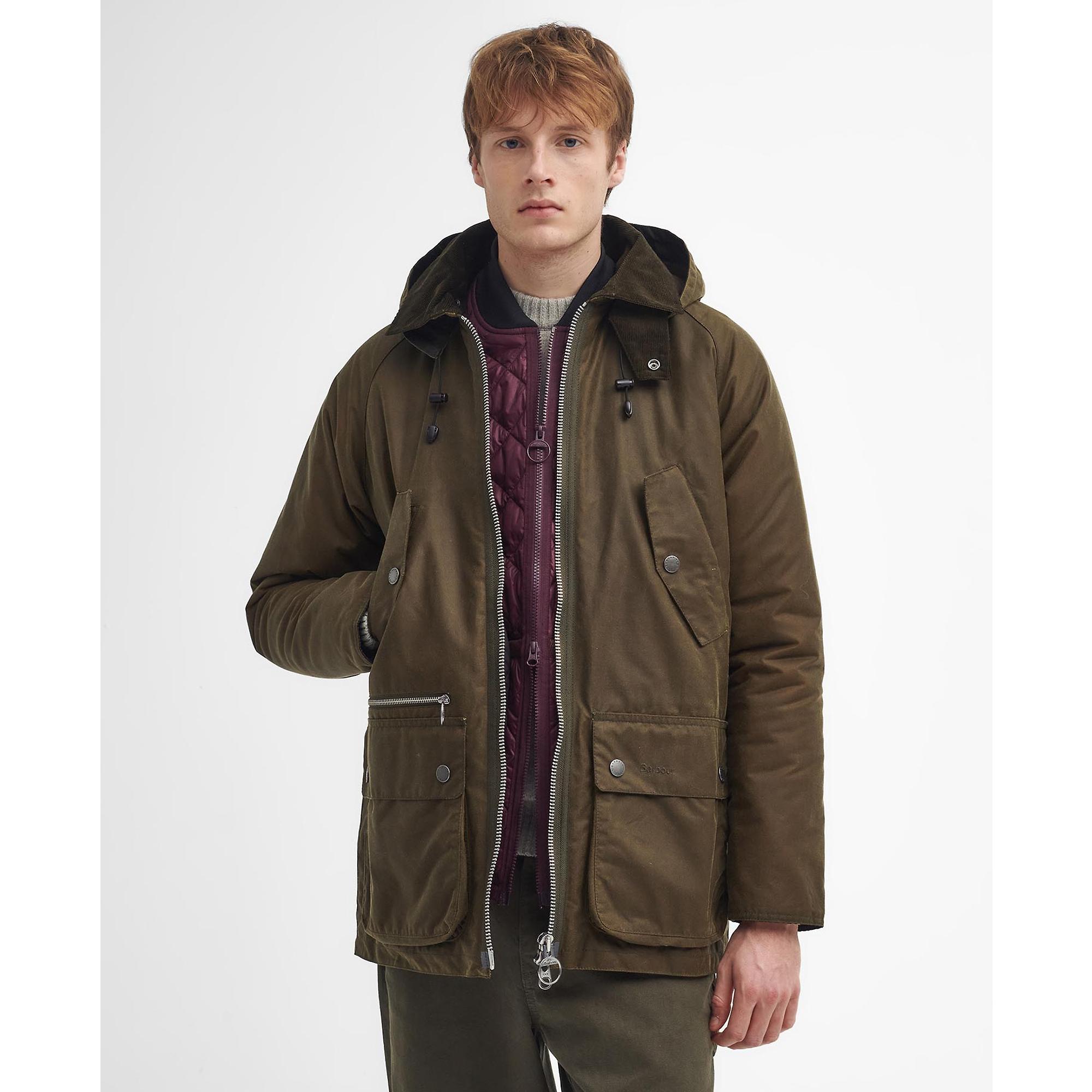 Product image 4 of 9 of Barbour Men's Re-Engineered Beaufort Waxed Jacket - Beech