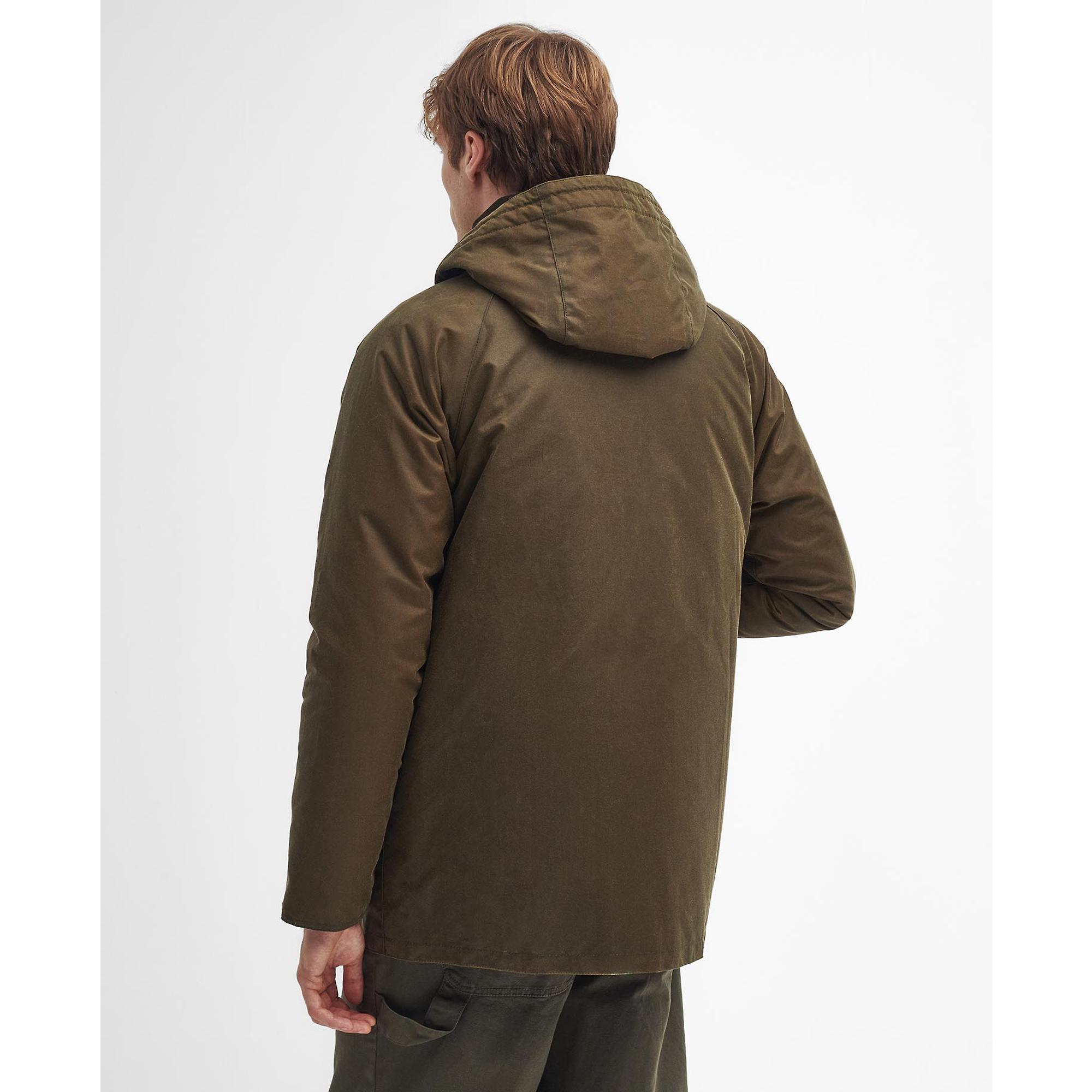 Product image 8 of 9 of Barbour Men's Re-Engineered Beaufort Waxed Jacket - Beech