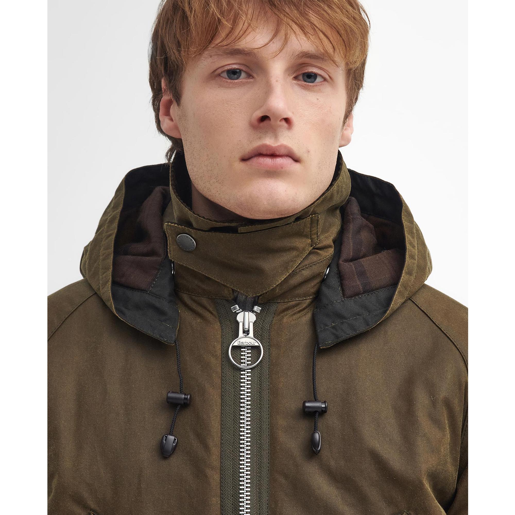 Product image 7 of 9 of Barbour Men's Re-Engineered Beaufort Waxed Jacket - Beech