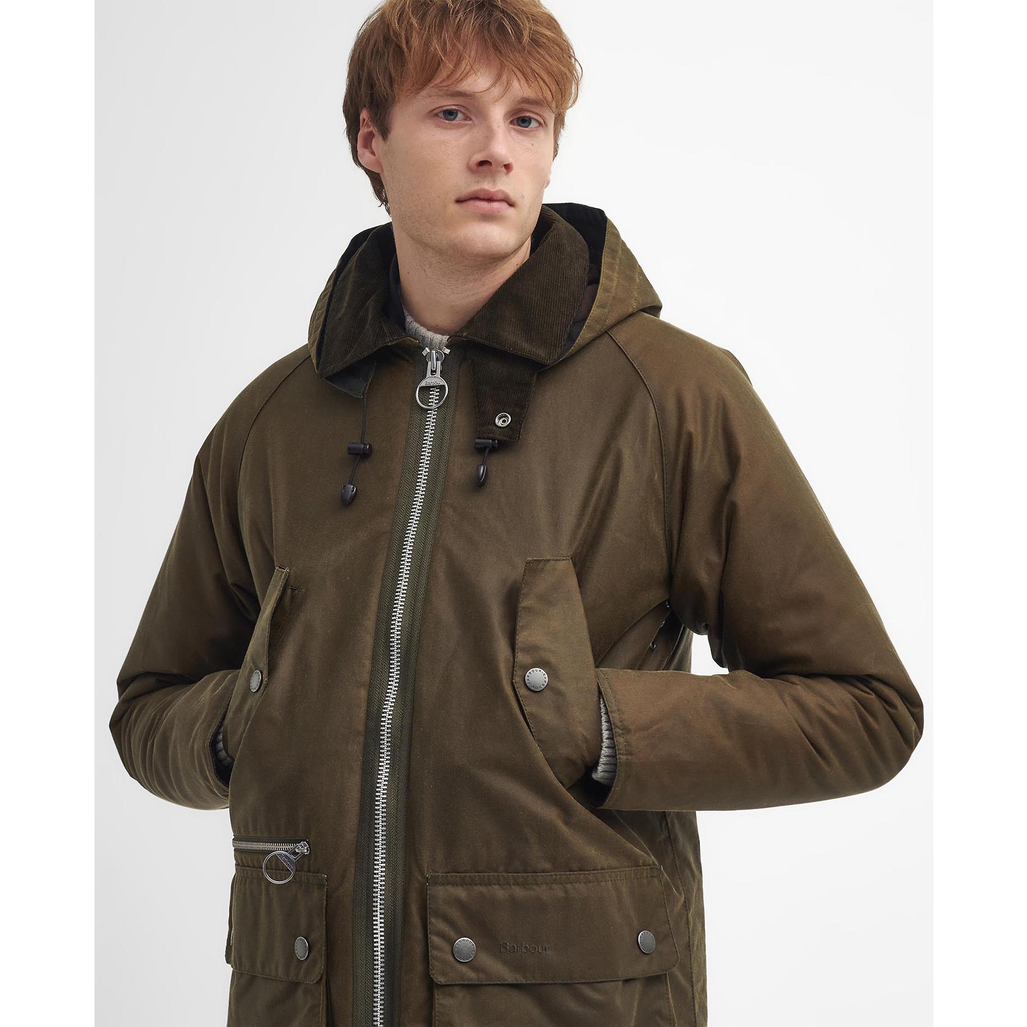 Product image 6 of 9 of Barbour Men's Re-Engineered Beaufort Waxed Jacket - Beech