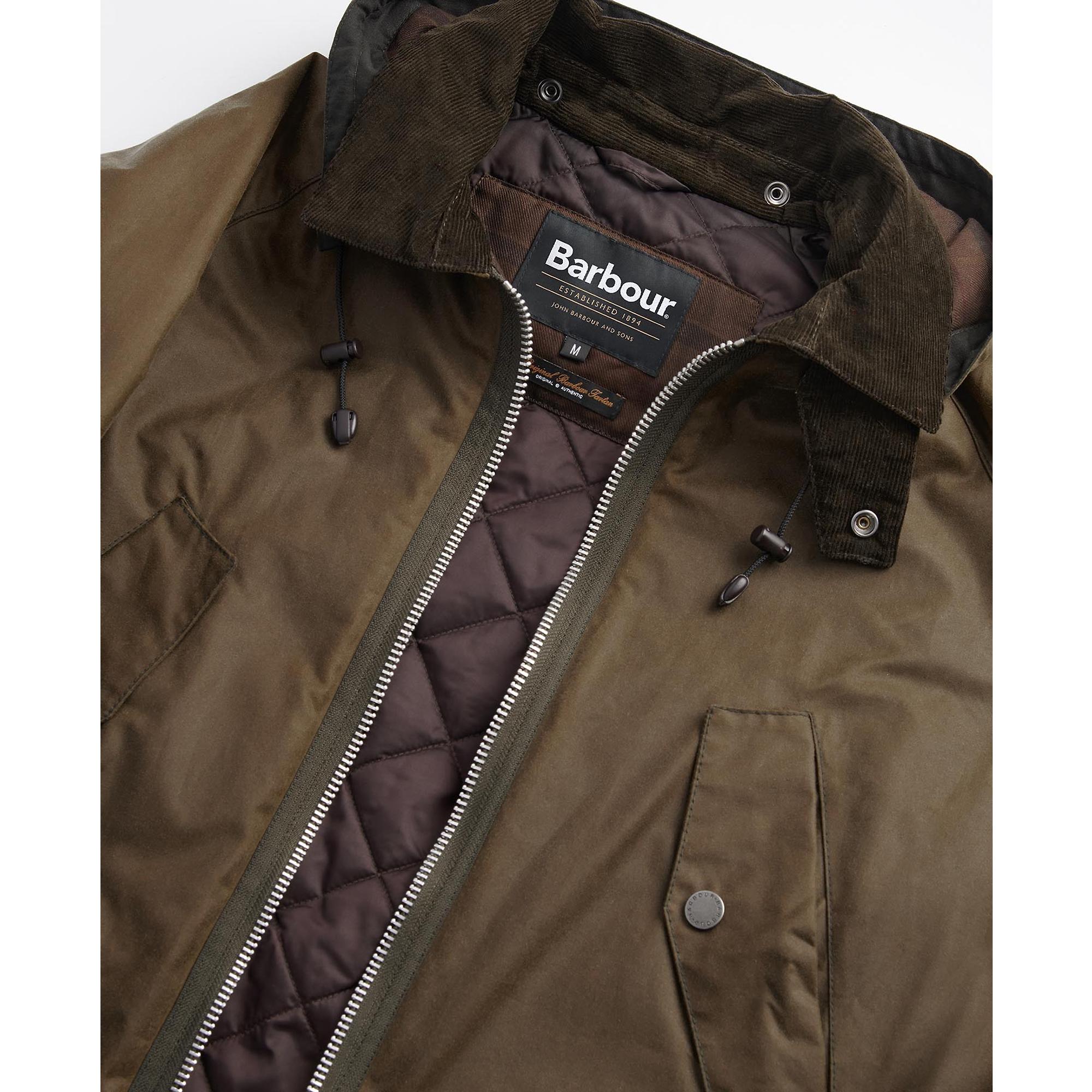 Product image 2 of 9 of Barbour Men's Re-Engineered Beaufort Waxed Jacket - Beech