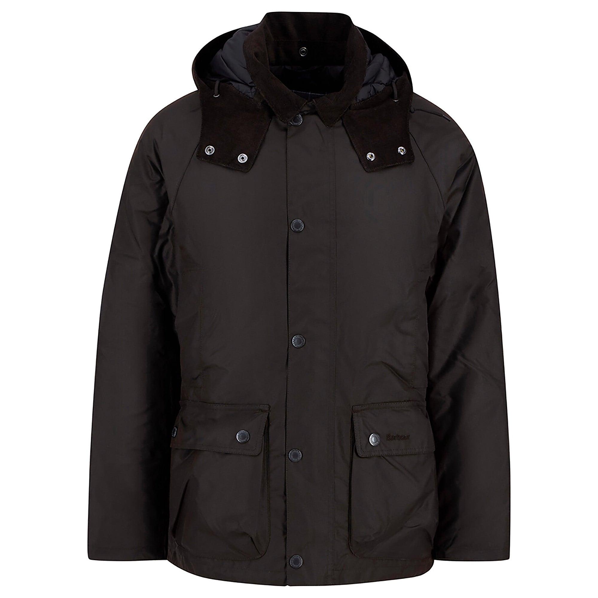 Product image 1 of 9 of Barbour Men's Modern Beaufort Waxed Jacket - Dark Brown/Midnight Oak